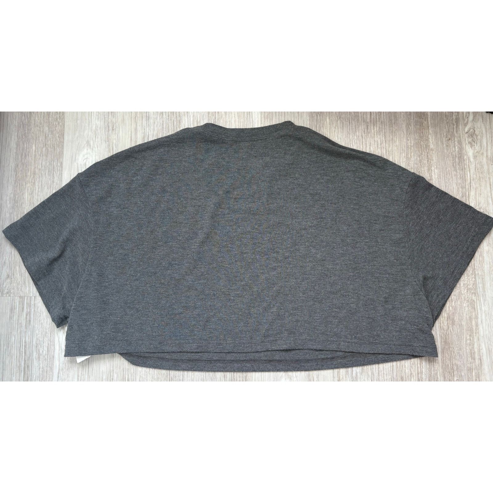 Shein SHEIN CURVE | Plus Sized Basic Distressed Crop Top | 1XL Size XL / US 12-14 / IT 48-50 - 2 Thumbnail