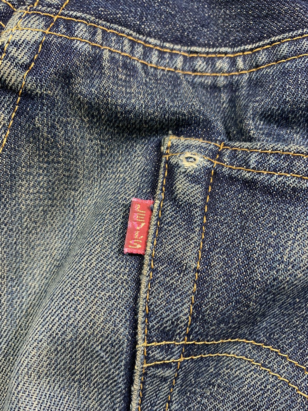 Levi's Vintage Clothing Vintage Levis 201XX Big E Selvedge Button Denim Jeans Size US 30 / EU 46 - 9 Thumbnail