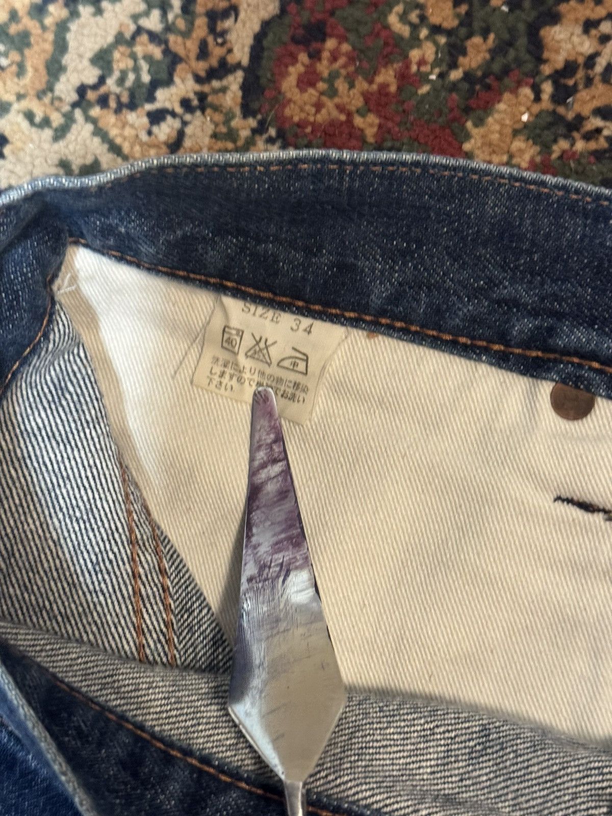 Studio D'Artisan Studio D Artisan Lightning Selvedge Blue Jeans Size US 34 / EU 50 - 6 Thumbnail