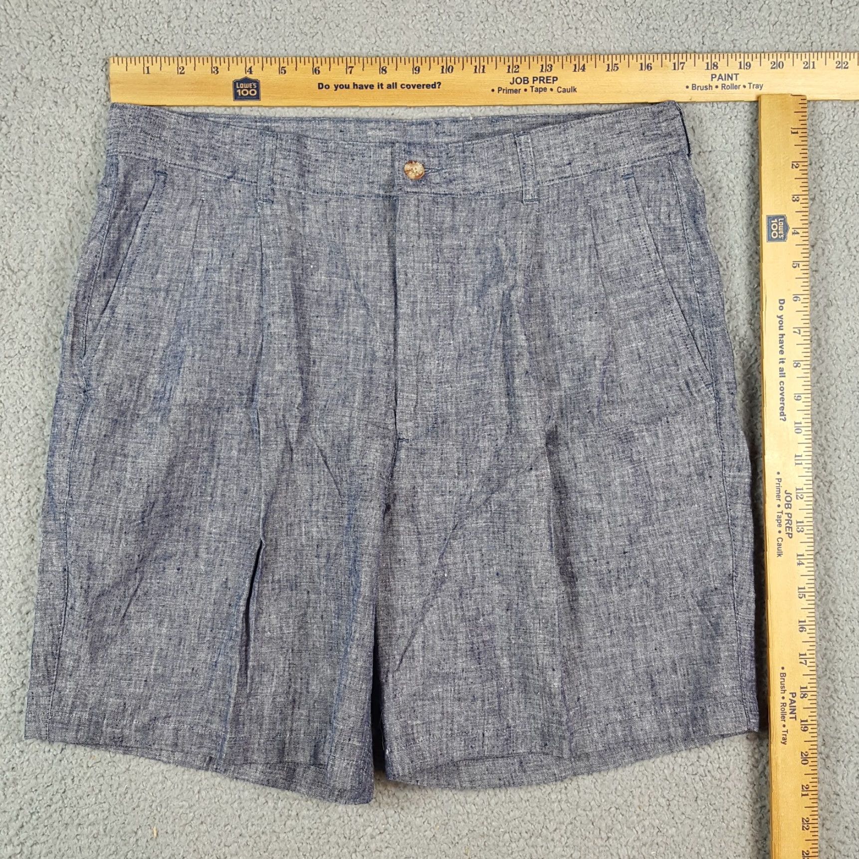 Denime Vintage Grand Slam Cotton Chino Shorts Men’s Size 34 Blue Summer Casual Retro Y2K Size US 34 / EU 50 - 4 Thumbnail