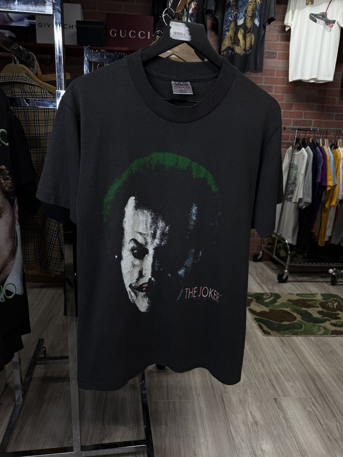 Vintage Vintage 1980’s Joker Jack Nicholson T-Shirt Vtg Batman Med Size US M / EU 48-50 / 2 - 1 Thumbnail