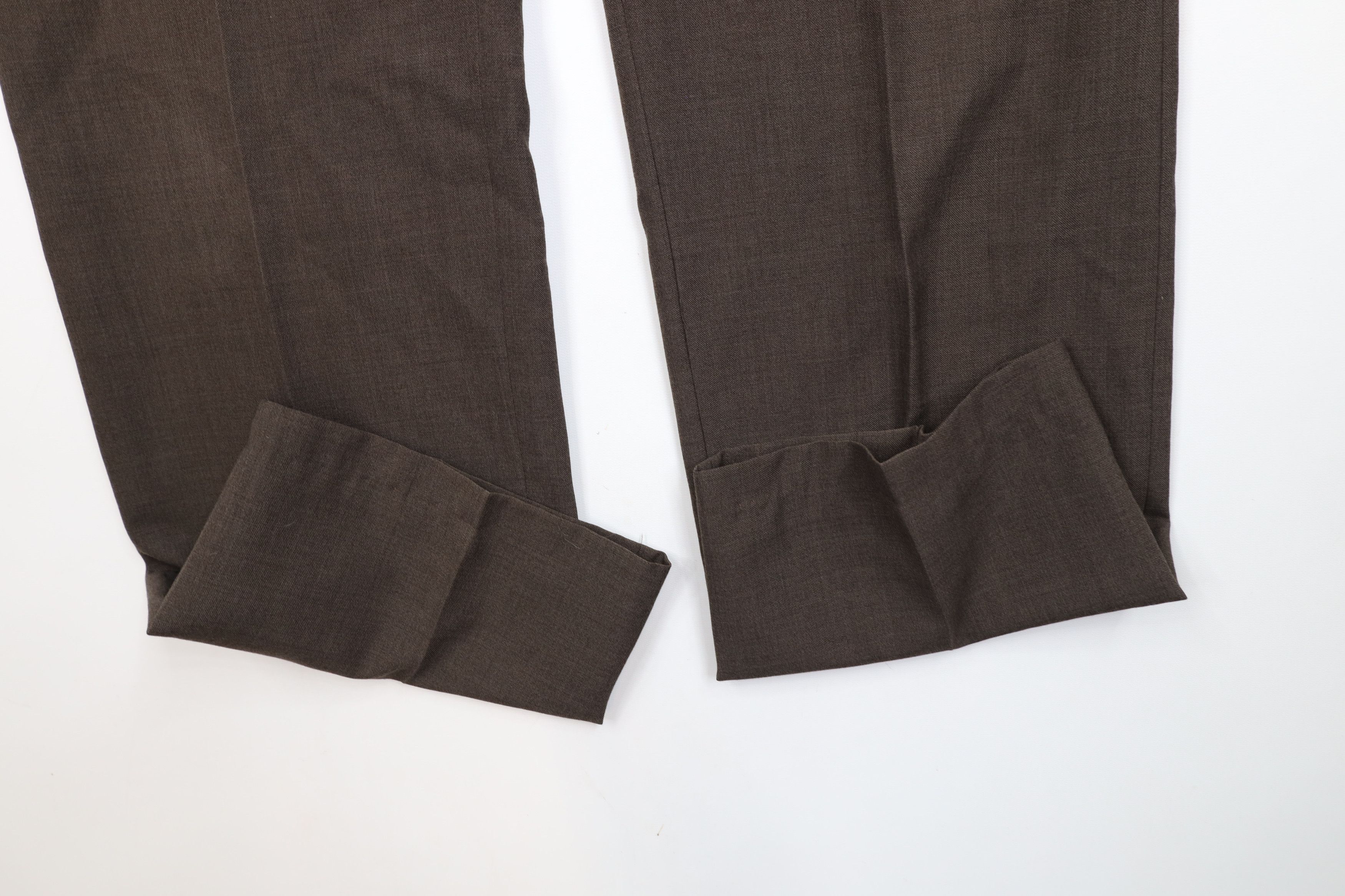 Vintage Vintage 70s Streetwear Wool Blend Wide Leg Chino Pants USA Size US 38 / EU 54 - 5 Thumbnail
