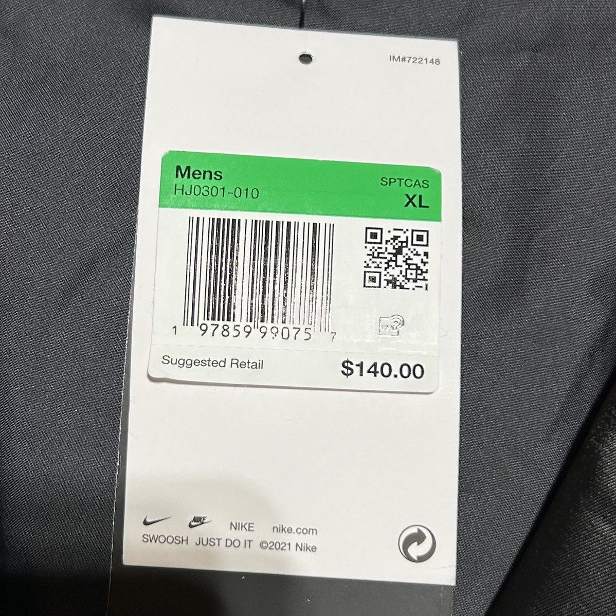 Nike Nike Air Varsity Bomber Jacket Oversz Mens XL HJ0301-010 NEW Size US XL / EU 56 / 4 - 3 Thumbnail