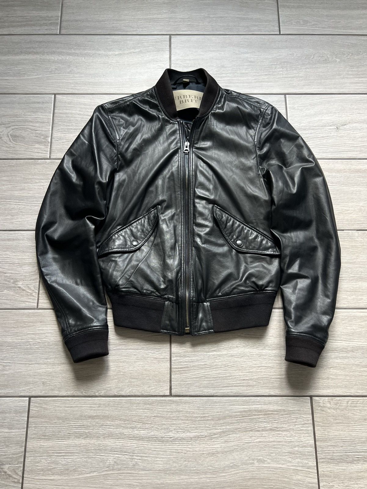 Burberry Burberry Brit Leather Jacket Men's Size XS Size US S / EU 44-46 / 1 - 2 Thumbnail