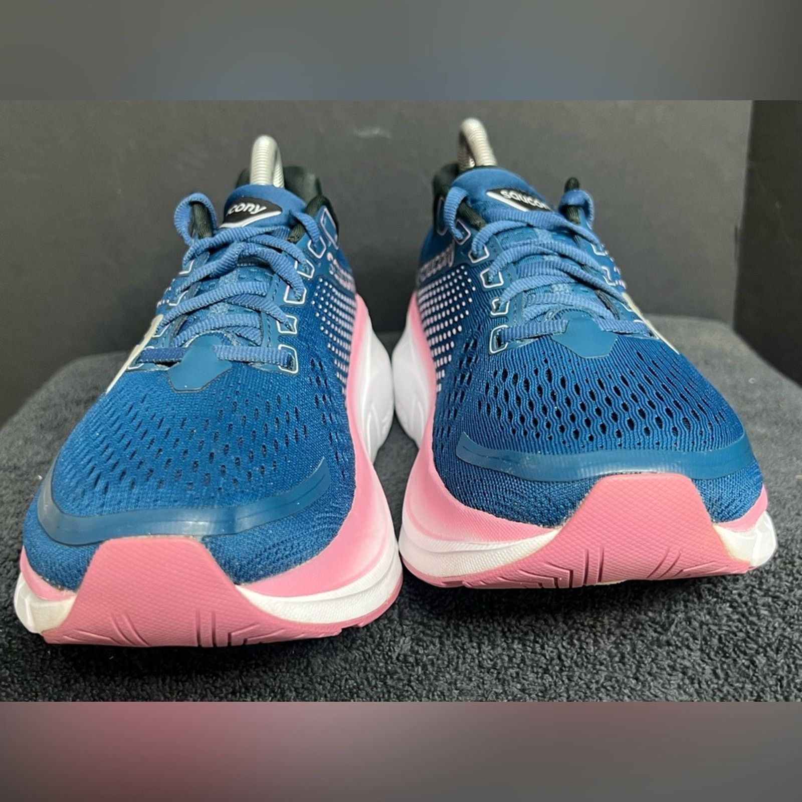 Saucony Saucony Guide 17 Shoes Navy Orchid Road Jogging Stability Size US 9 / IT 39 - 5 Thumbnail