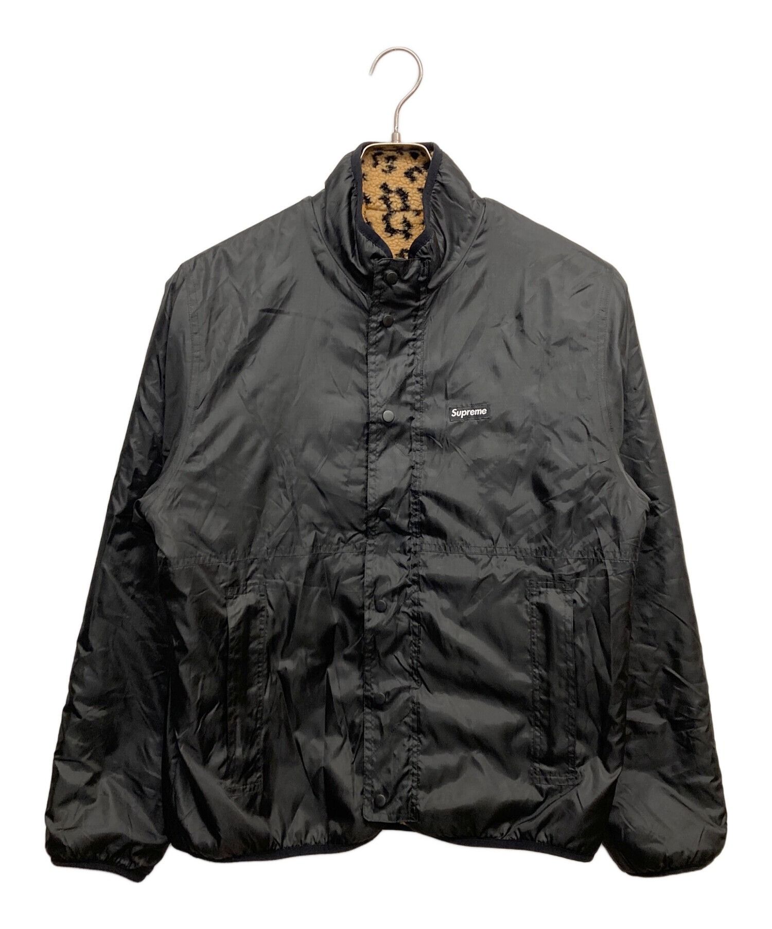 ジャケット・アウター 10AW supreme leopard coaches jkt BLK S