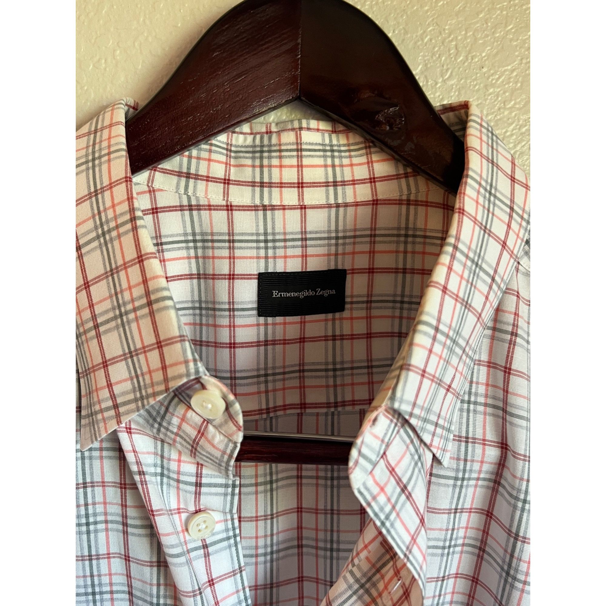 Ermenegildo Zegna Ermenegildo Zenga Long Sleeve Button Up Shirt - Size XXL Size US XXL / EU 58 / 5 - 2 Thumbnail