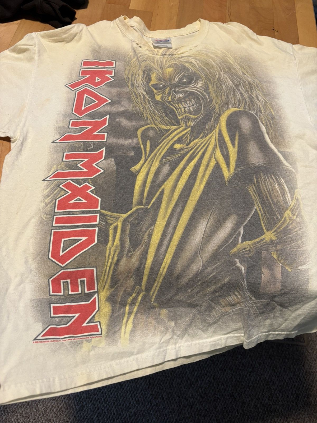 Hanes Vintage Y2K Iron Maiden T-Shirt Size US XL / EU 56 / 4 - 1 Thumbnail