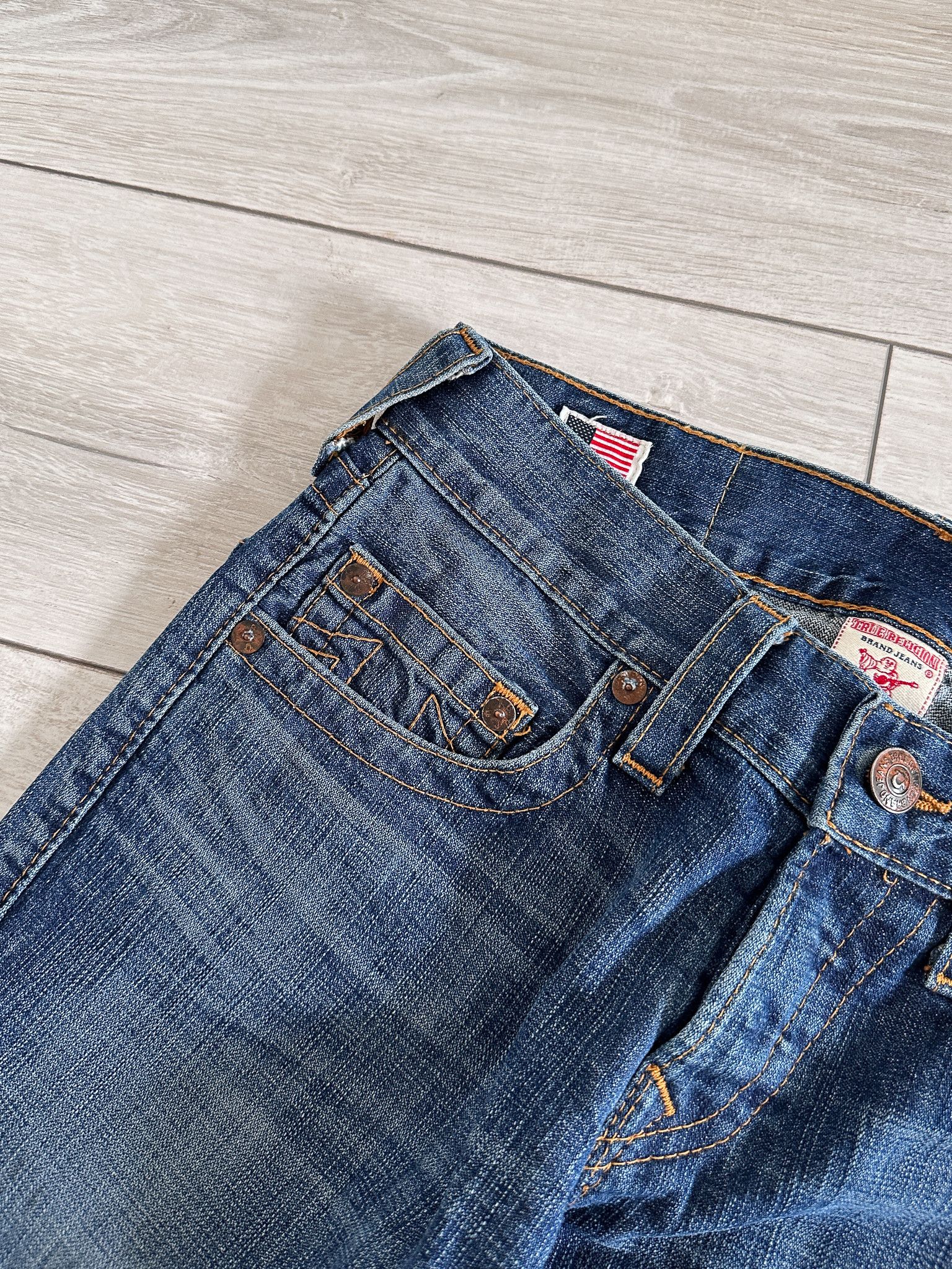 True Religion True Religion Blue Denim Pants Jeans Size 30" / US 8 / IT 44 - 12 Thumbnail