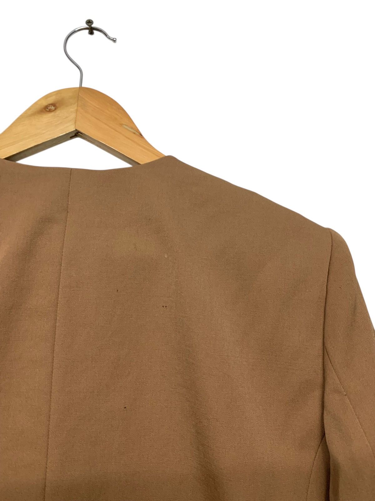 Issey Miyake × Japanese Brand × Vintage Issey Miyake🔥Rich Brown Fly Coat Cropped IS Made In Japan Size M / US 6-8 / IT 42-44 - 9 Thumbnail
