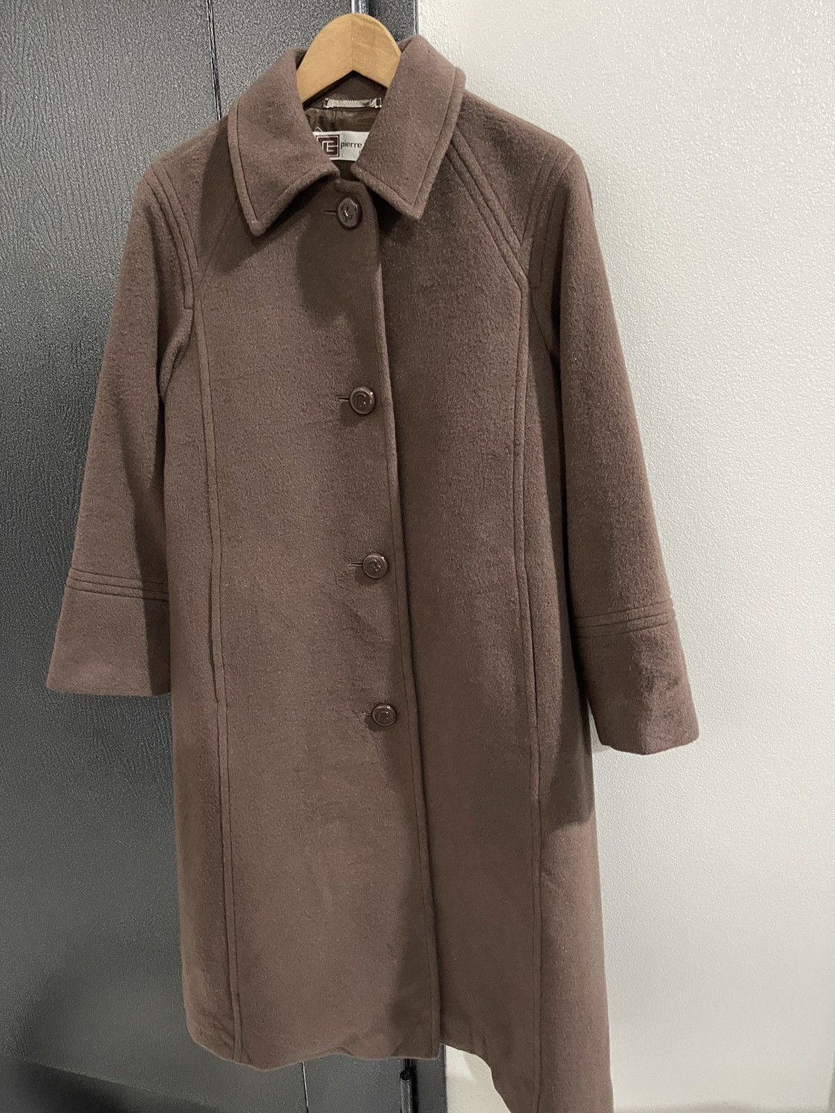 Pierre Balmain Vintage Pierre Balmain Paris Wool Long Coat Jacket Size US M / EU 48-50 / 2 - 2 Thumbnail