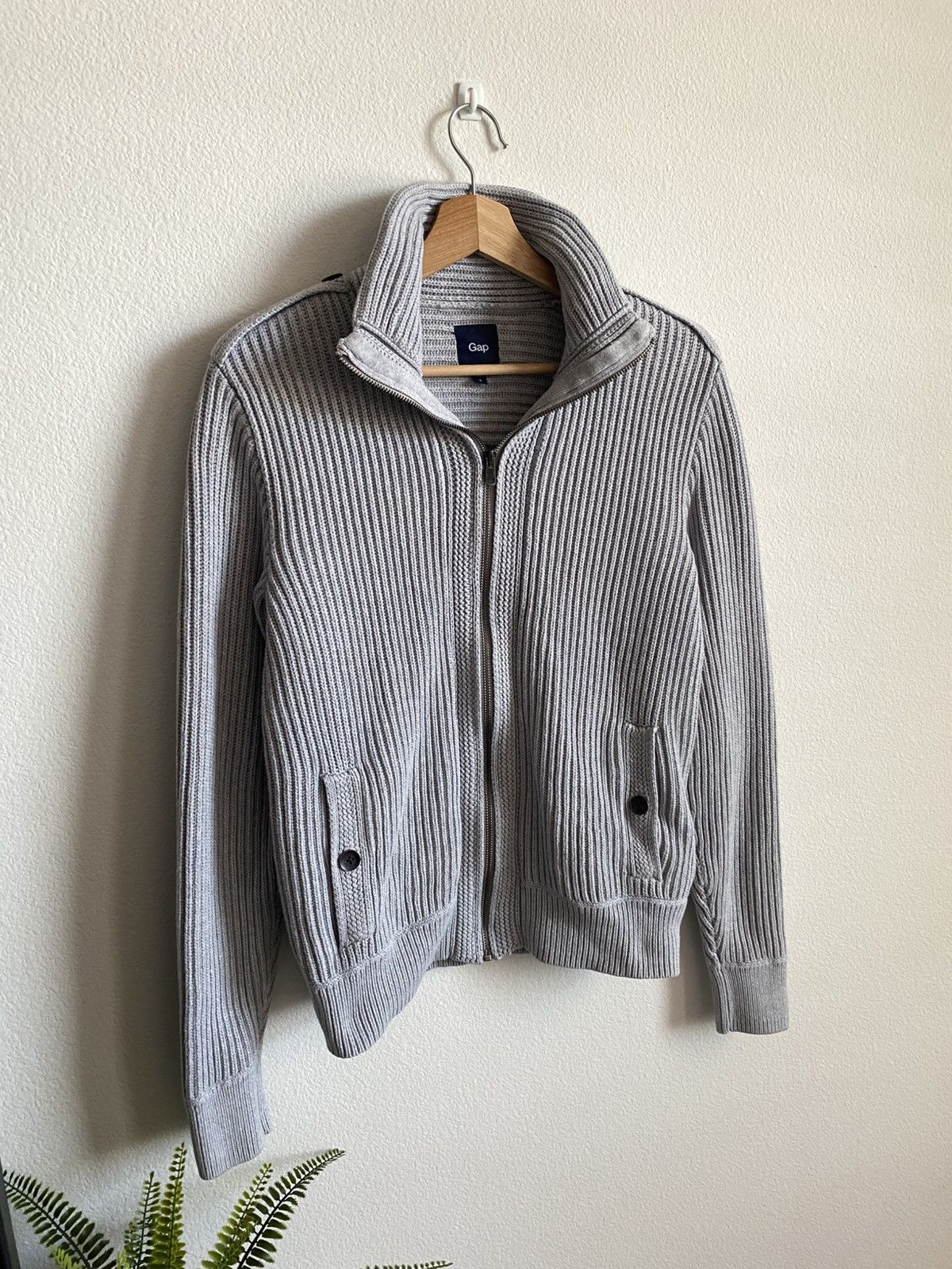 Gap GAP Driver Knit Zip Up Sweater Size US S / EU 44-46 / 1 - 3 Thumbnail