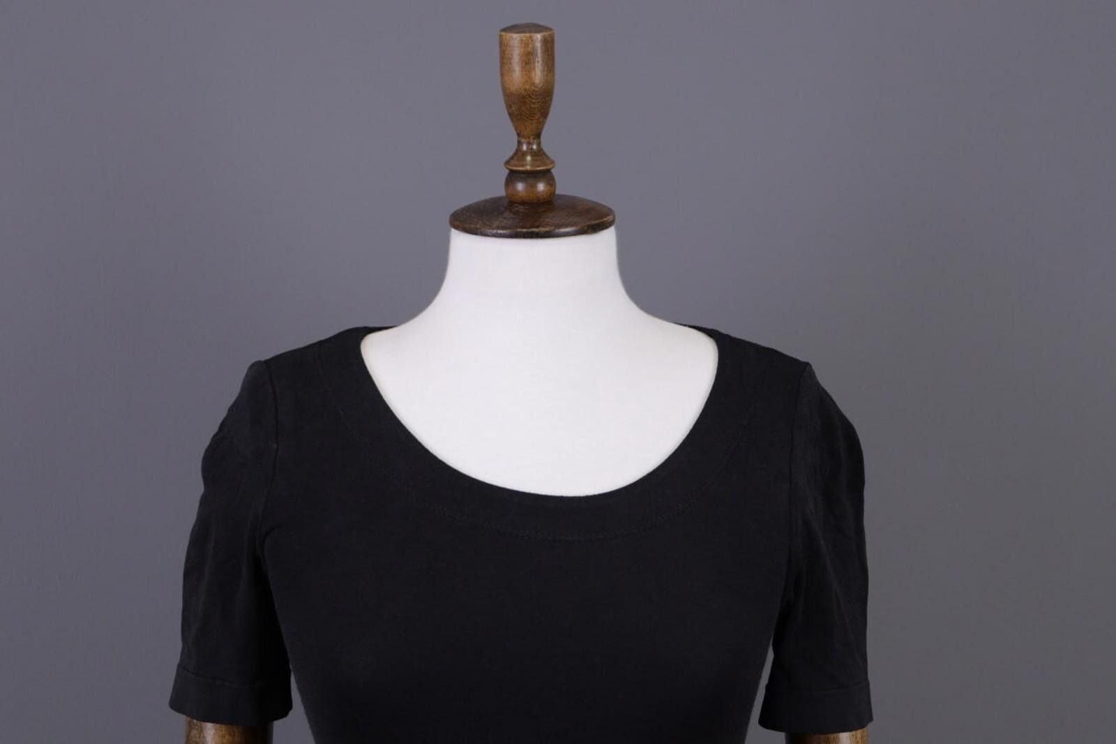 Wolford Wolford Black Short Sleeve Bodycon Top Shirt Size XS Size XS / US 0-2 / IT 36-38 - 2 Thumbnail