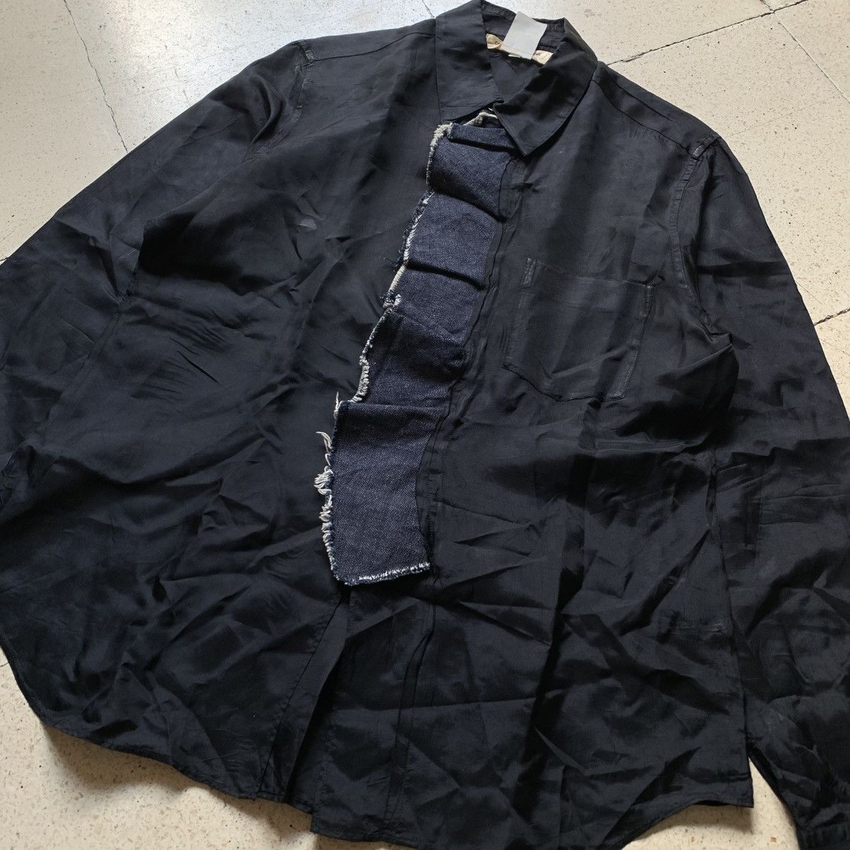 Comme des Garcons Comme Des Garcons Ruffles Shirt Button Up Silk Size M / US 6-8 / IT 42-44 - 3 Thumbnail