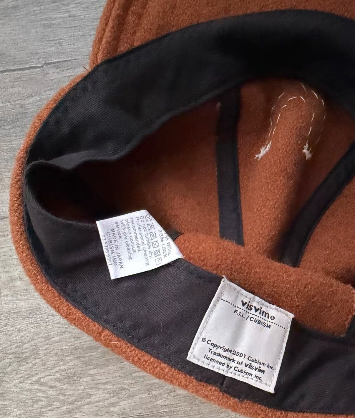 Visvim VISVIM HONUS CAP V (W/LI NEP TWEED) Wool blend cap Size ONE SIZE - 3 Thumbnail
