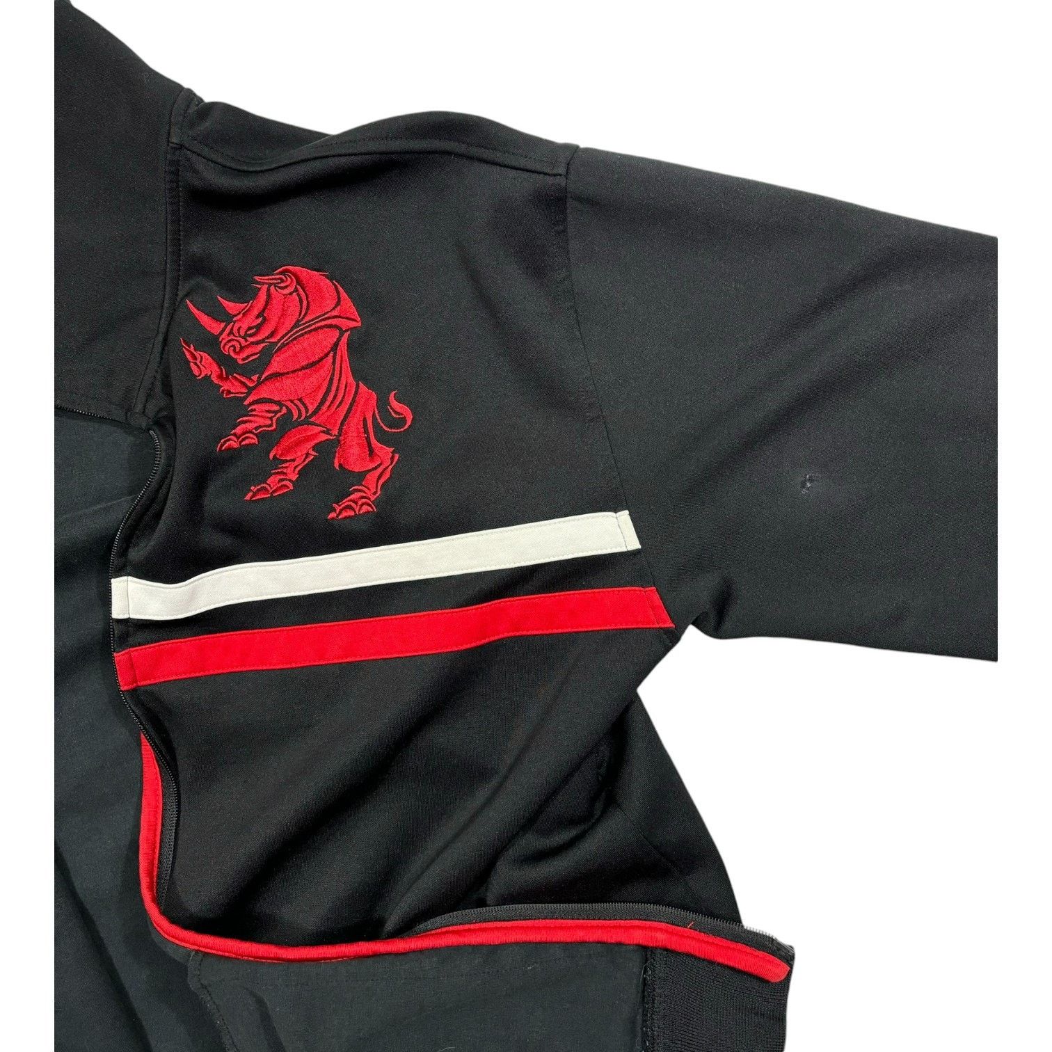 Ecko Unltd. ECKO UNLTD. Sweatshirt Size XL Black Stripes Red Embroidered Size US XL / EU 56 / 4 - 10 Thumbnail