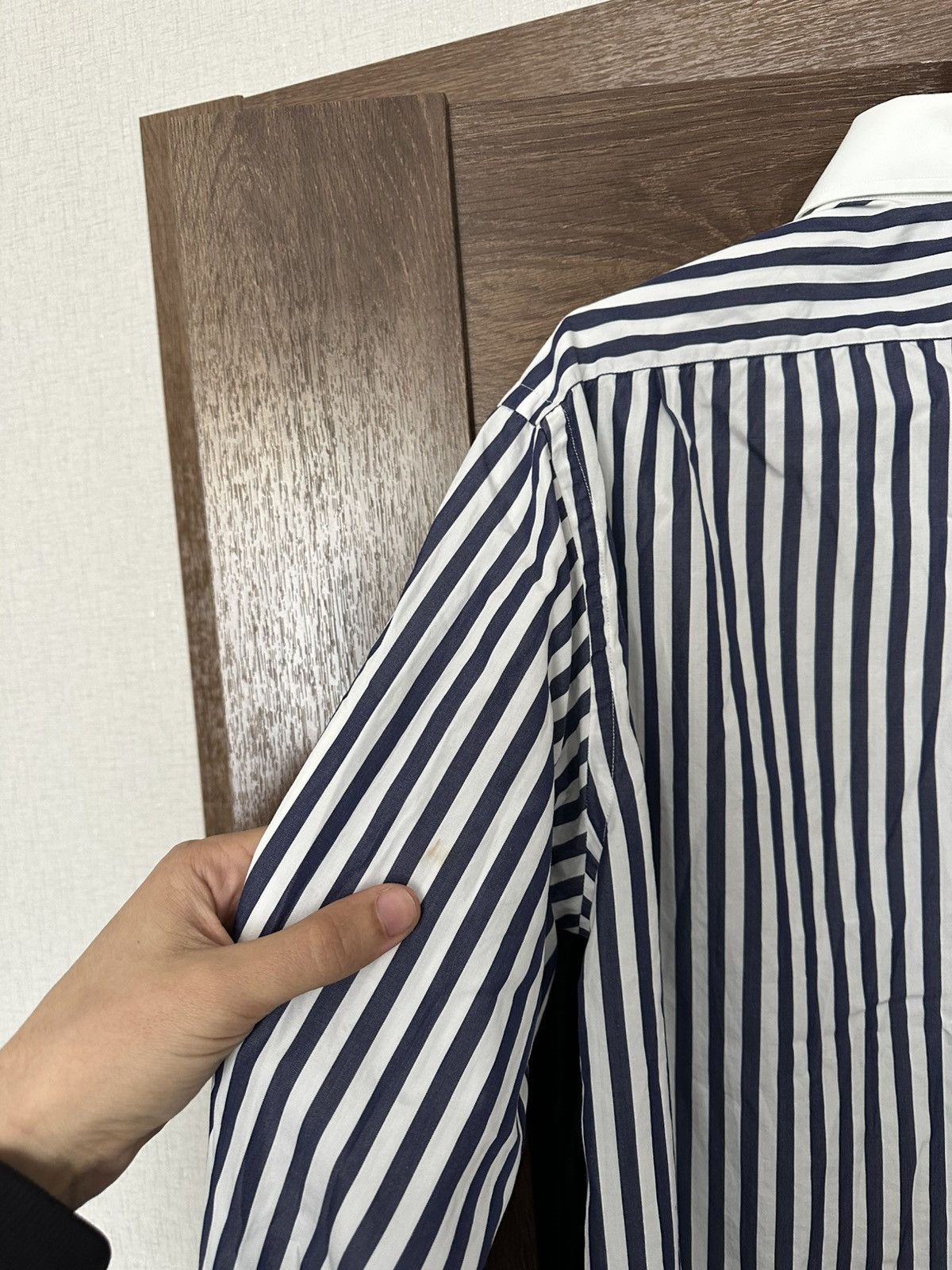 Ralph Lauren Purple Label Polo Ralph Lauren Purple Label Shirt Button Up L/S Striped Size US L / EU 52-54 / 3 - 17 Thumbnail