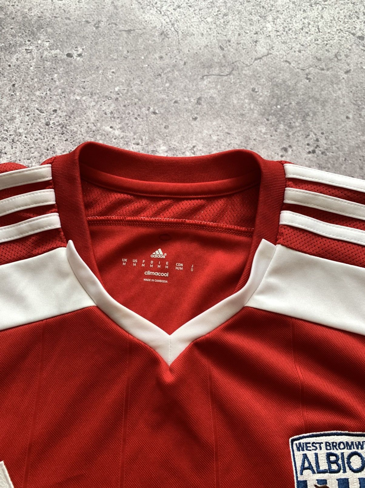 Adidas 🔥ADIDAS WEST BROMWICH ALBION 2014/15 AWAY SOCCER JERSEY Size US M / EU 48-50 / 2 - 6 Thumbnail