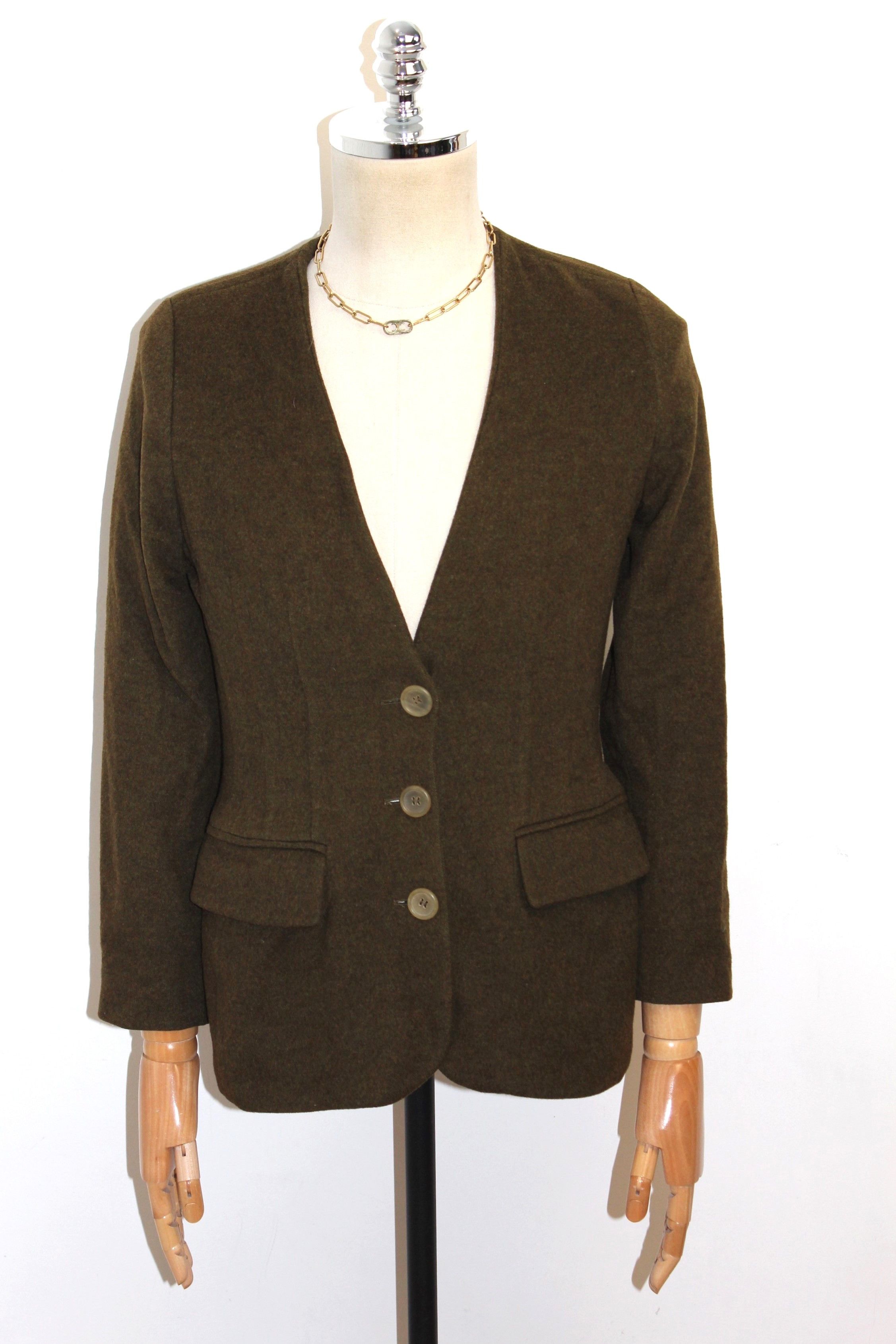 Women's JIL SANDER Wool Blazer Jacket Size 36