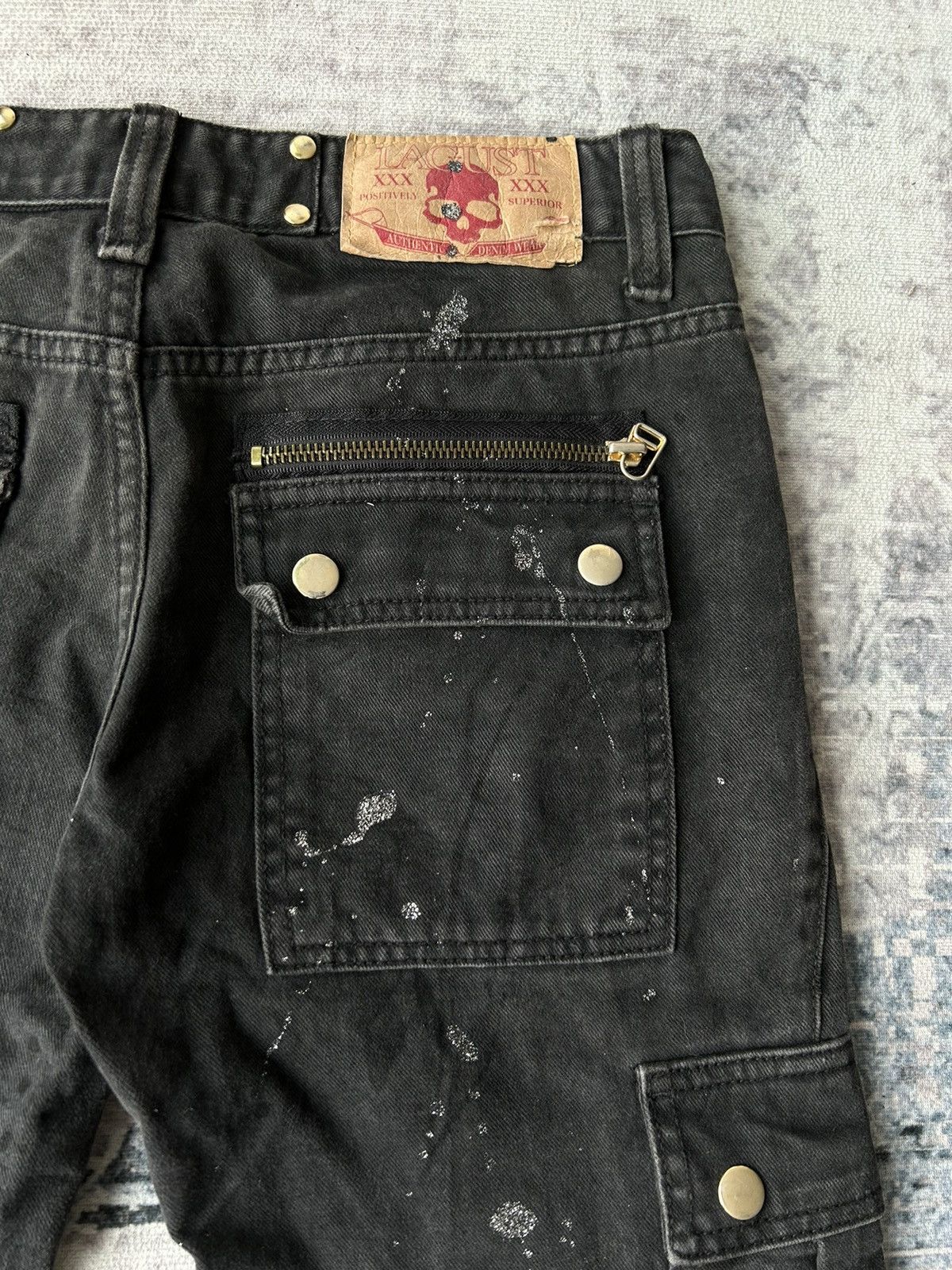 If Six Was Nine Cargo Painter Punk Styles Size US 30 / EU 46 - 12 Thumbnail