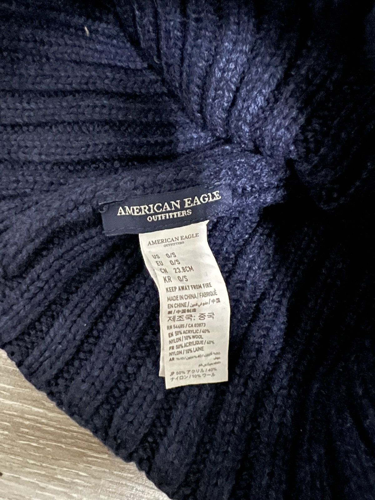 American Eagle Outfitters American Eagle Plain Beanie Hat Size ONE SIZE - 6 Thumbnail