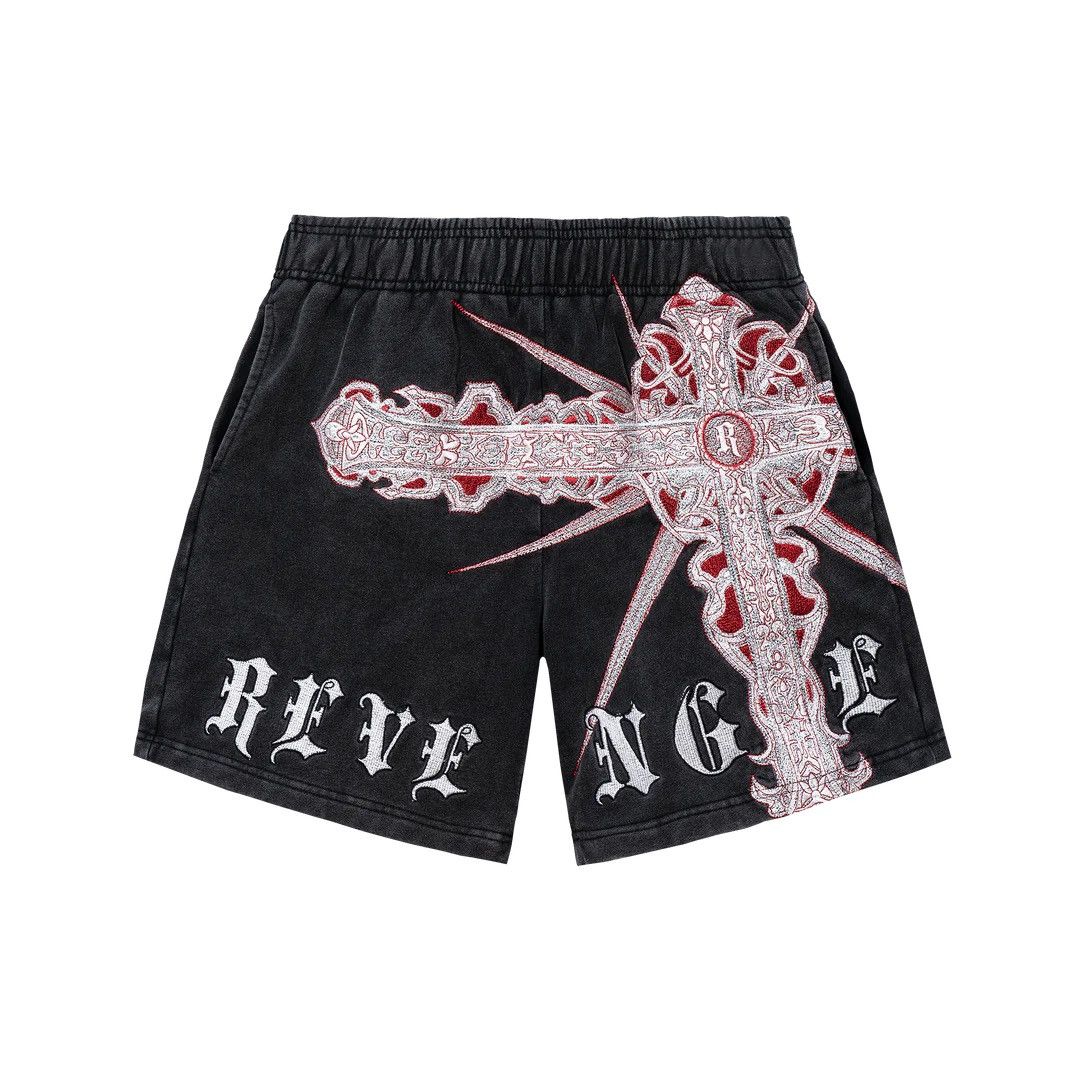 Revenge Revenge Cross Shorts Washed Size US 32 / EU 48 - 2 Thumbnail