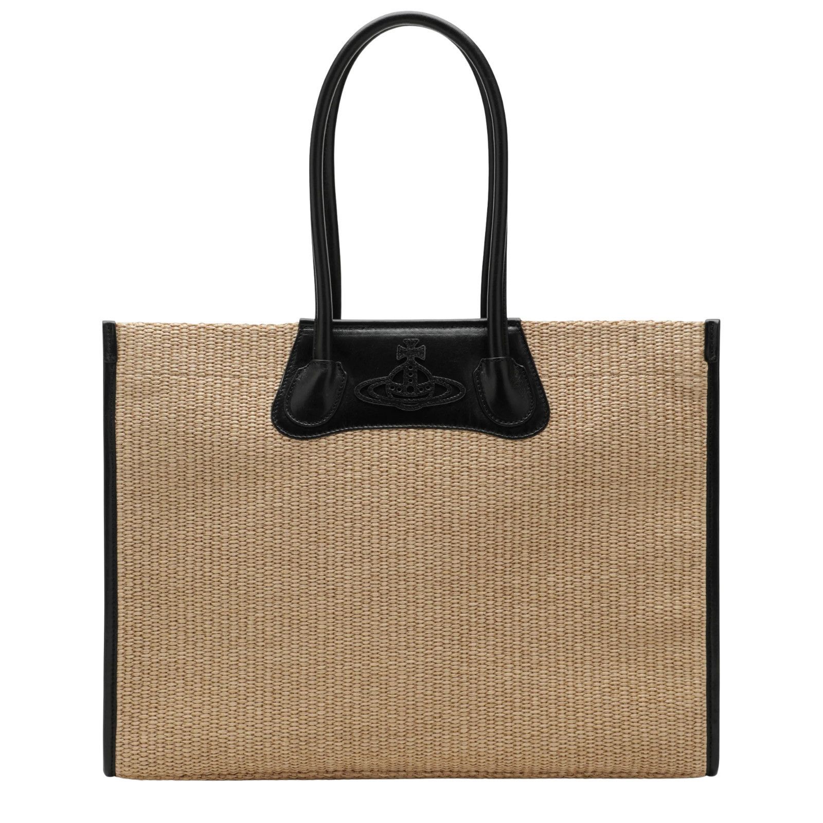 Vivienne Westwood VIVIENNE WESTWOOD Troy Natural Raffia Effect Tote Bag New & Size ONE SIZE - 1 Thumbnail