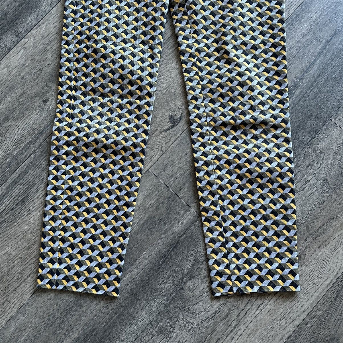 Missoni MISSONI Geometric Pattern Slim Fit Trousers Size 28" / US 6 / IT 42 - 2 Thumbnail