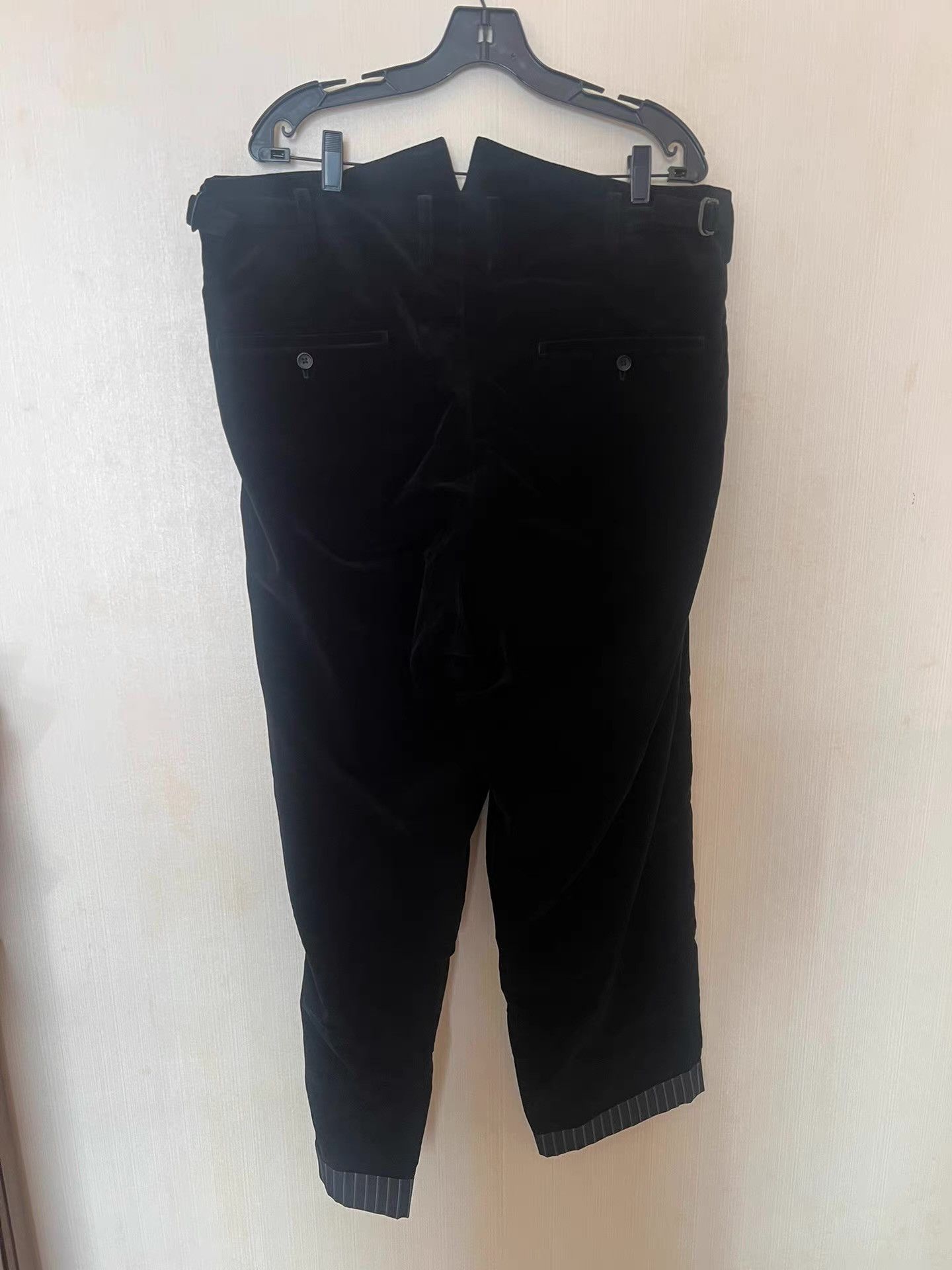 Yohji Yamamoto Yohji Yamamoto 22AW Velvet Suspender Trousers Ｑ26 Size US 34 / EU 50 - 3 Thumbnail