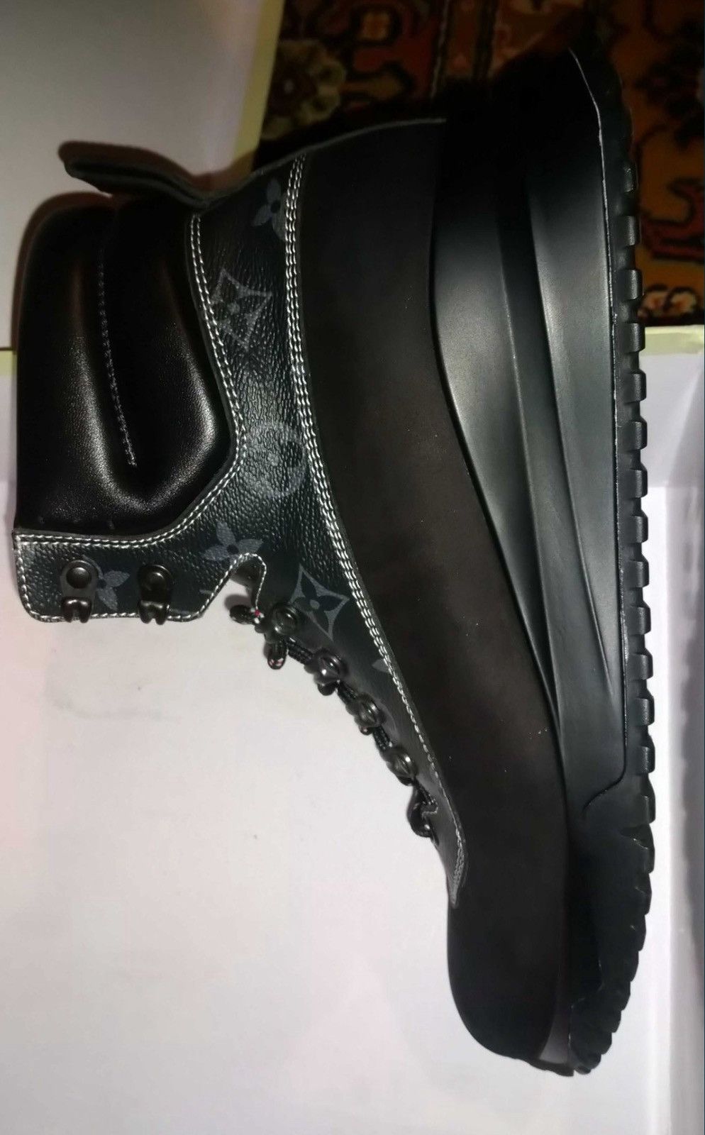 Louis Vuitton × Vintage LOUIS VUITTON Canyon Sneaker Boots rapper Vintage lv shoes Size US 9 / EU 42 - 4 Thumbnail