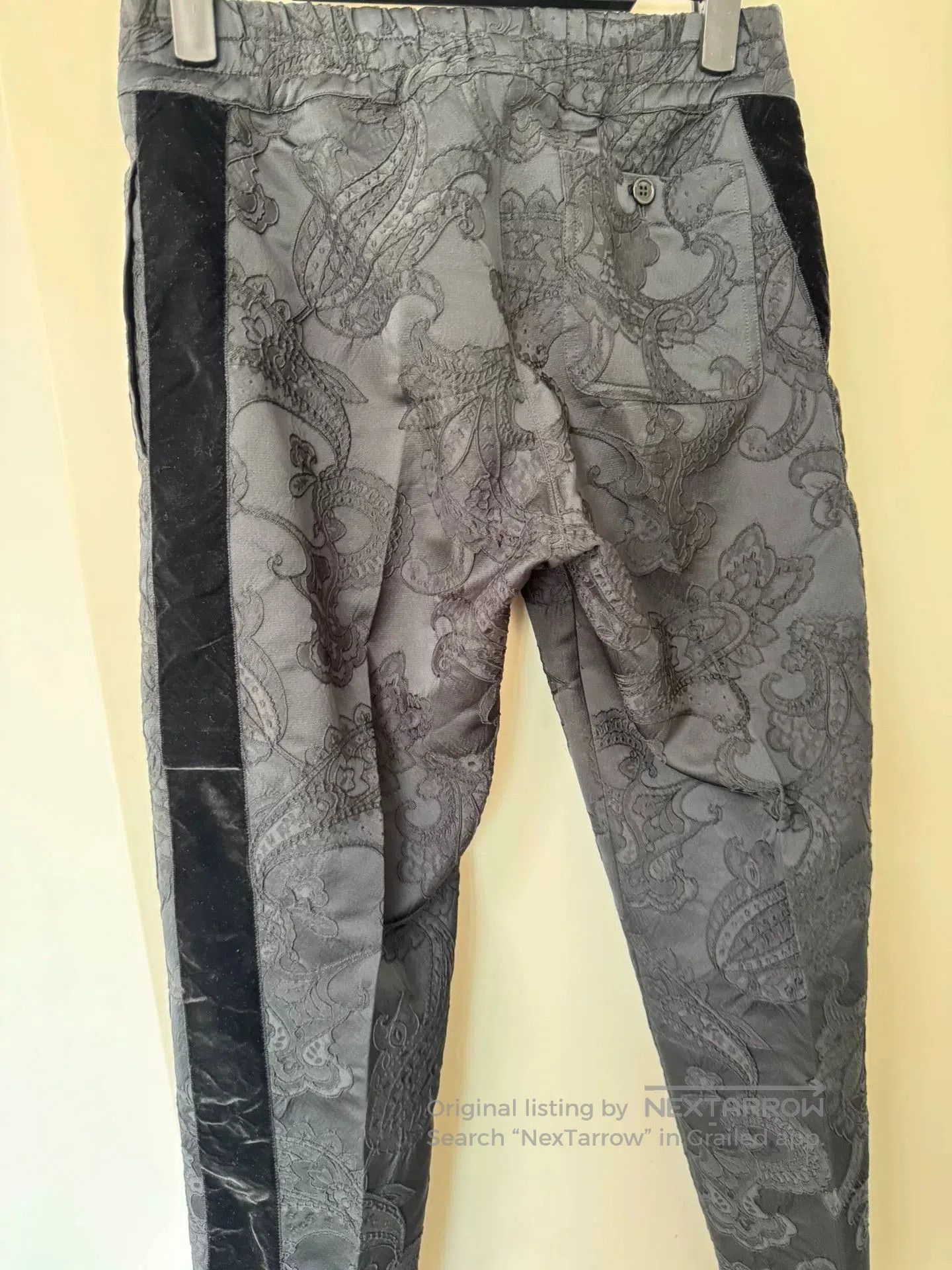 Alexander McQueen Alexander McQueen Embroidered Solid Straight. Size US 28 / EU 44 - 3 Thumbnail