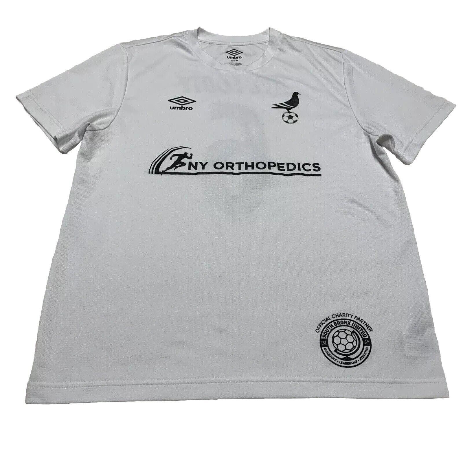 Umbro Umbro Men's M White NYC Footy Soccer Jersey Size ONE SIZE - 1 Thumbnail