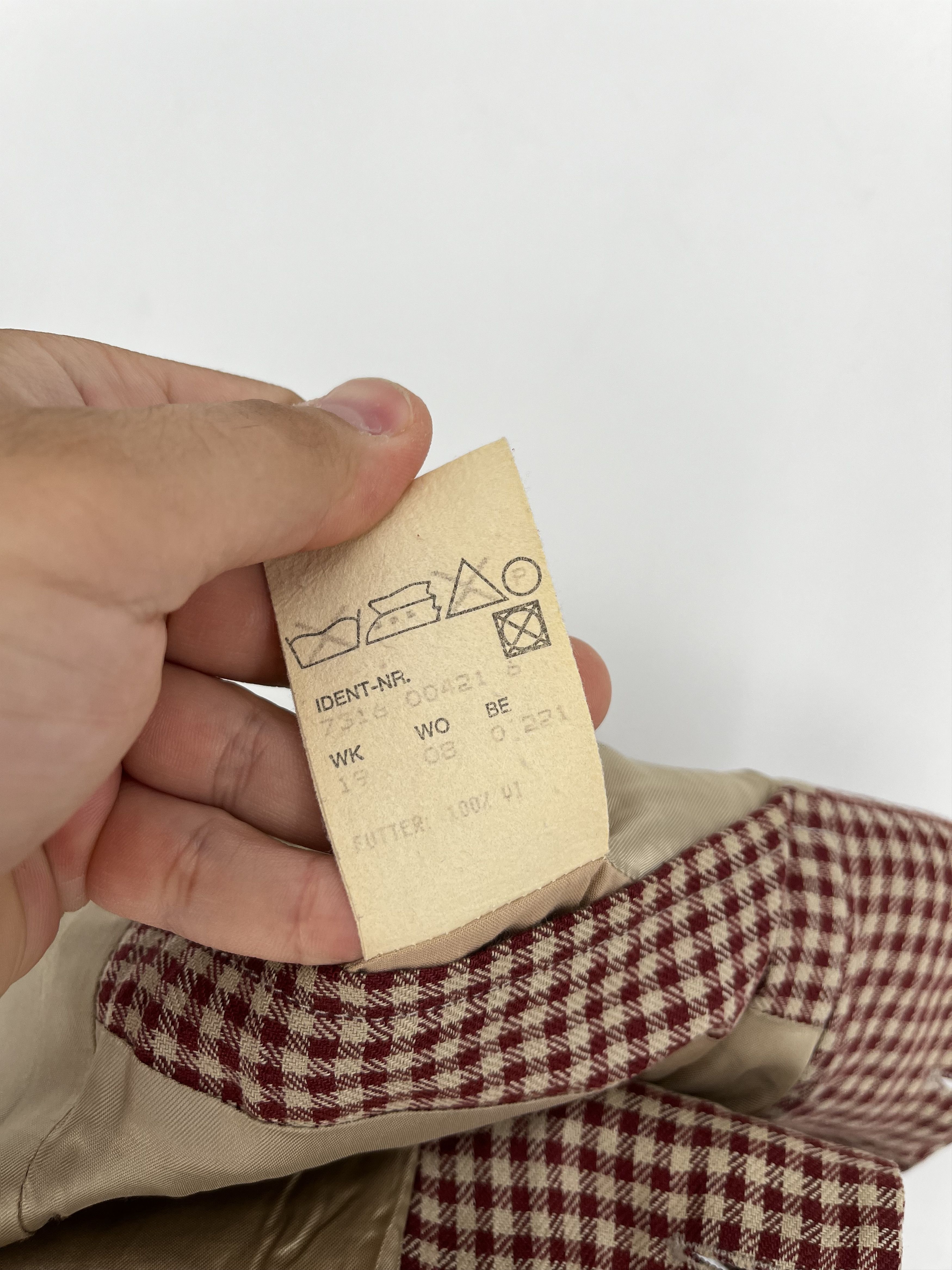 Hugo Boss Hugo Boss Vintage Linen Blazer 48 Solbiati Natural Kalkutta Size 48S - 11 Thumbnail