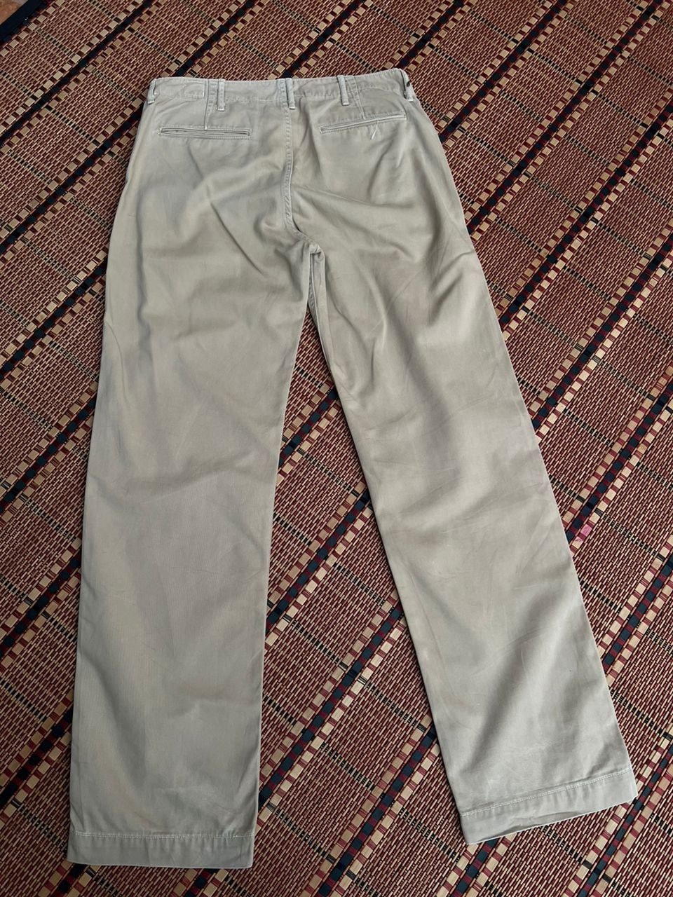 Orslow Orslow Slim Fit Army Trousers Khaki Size US 30 / EU 46 - 4 Thumbnail