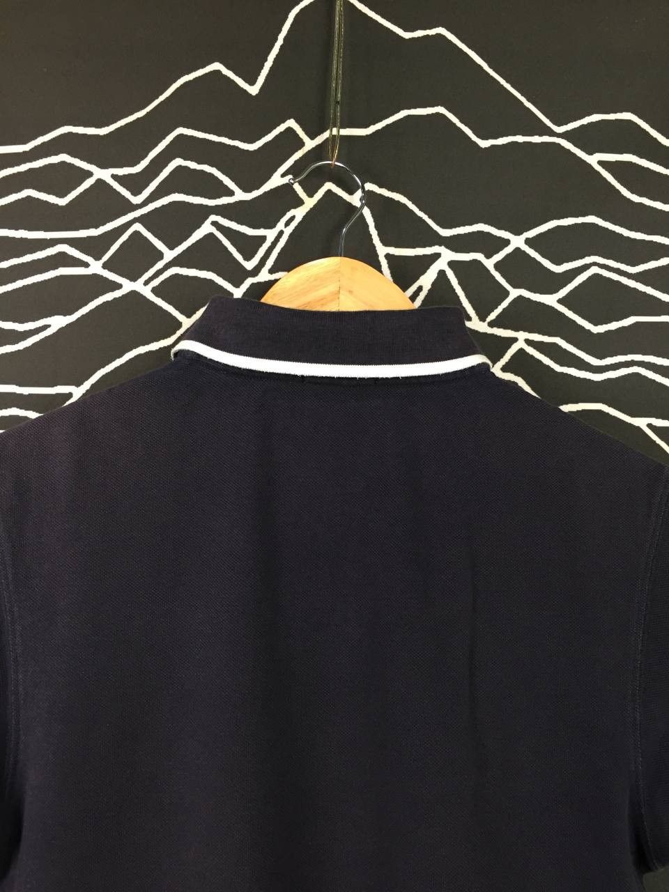 Moncler Moncler Big Logo High Fashion Luxury Polo Tee Size S / US 4 / IT 40 - 7 Thumbnail