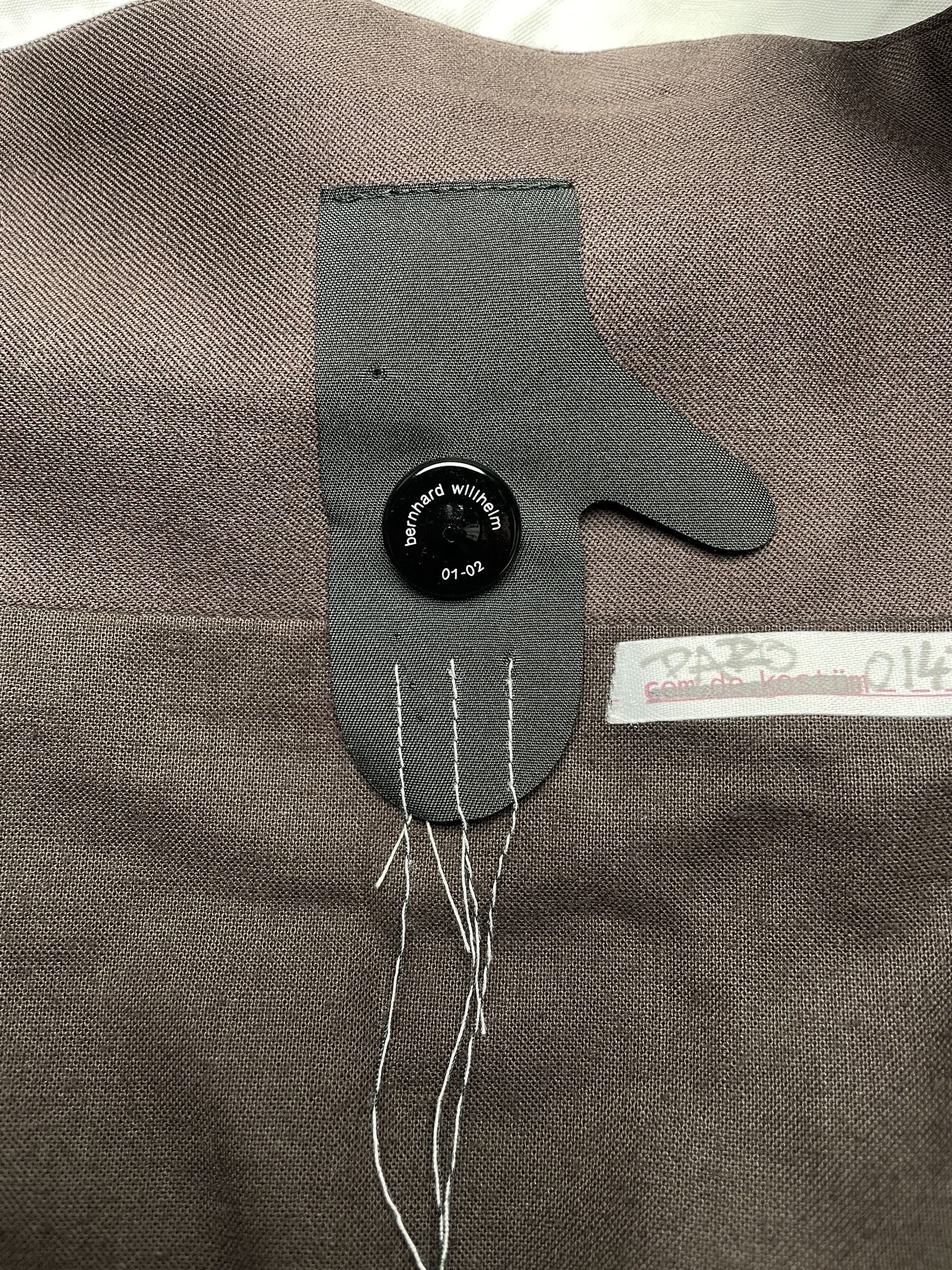 Bernhard Willhelm sample Bernhard Willhelm A/W 2001 embroidered wool skirt Size 28" / US 6 / IT 42 - 8 Thumbnail