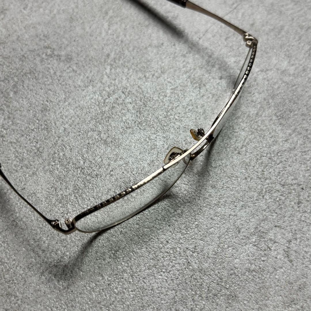 Chrome Hearts CHROME HEARTS SKYSAW II Glasses Brown / Silver Size ONE SIZE - 5 Thumbnail