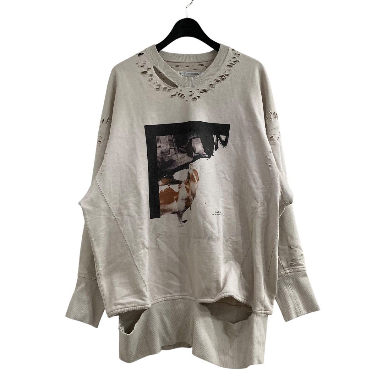 Julius SS23 "leaked" Oversized Distressed Sweatshirt Size US L / EU 52-54 / 3 - 1 Thumbnail
