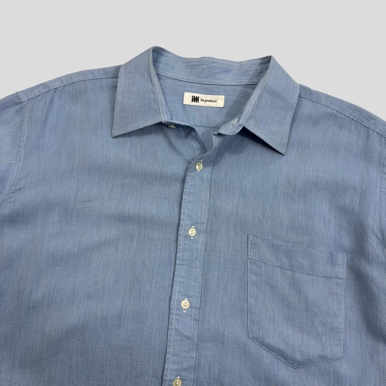 Issey Miyake Issey Miyake 00’s Textured Cotton Shirt - M/L Size US M / EU 48-50 / 2 - 2 Thumbnail