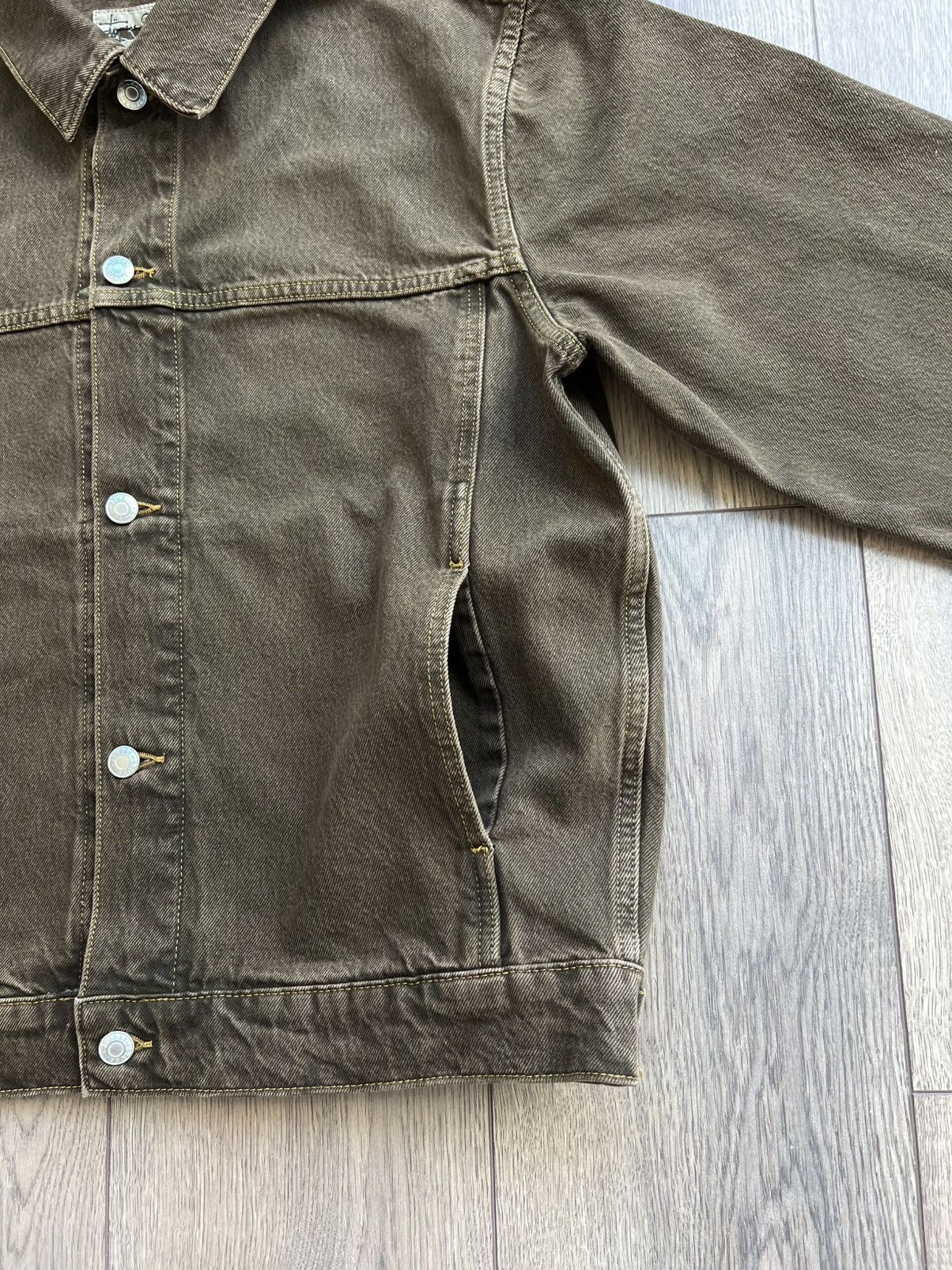 Stussy Stussy Denim Trucker Jacket Brown Medium Size US M / EU 48-50 / 2 - 7 Thumbnail