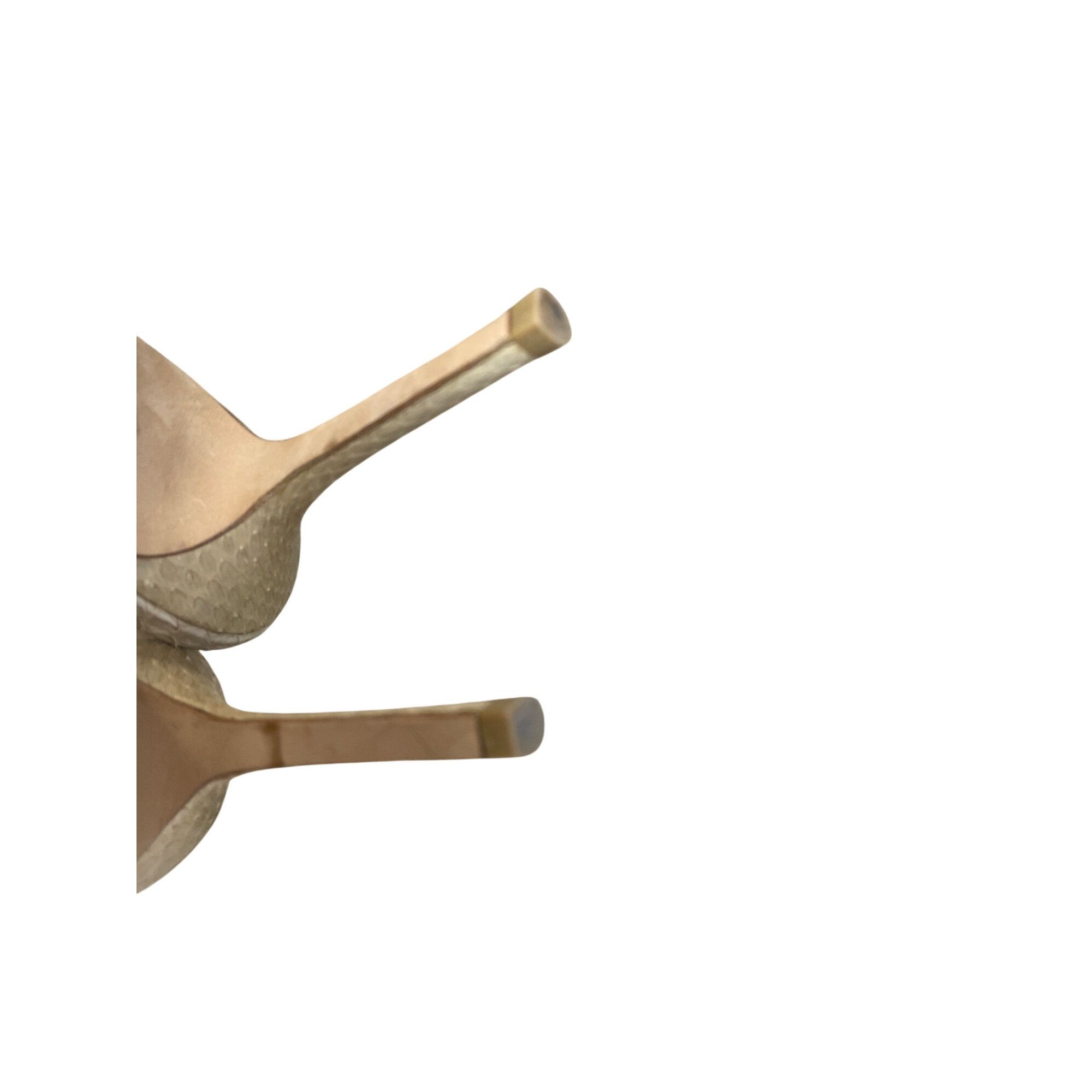 Jimmy Choo Jimmy Choo London womens beige snakeskin slingback leather 4 Size US 9.5 / IT 39.5 - 11 Thumbnail