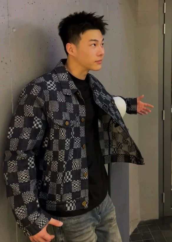 Louis Vuitton LOUIS VUITTON Checkerboard denim jacket Size US XL / EU 56 / 4 - 4 Thumbnail