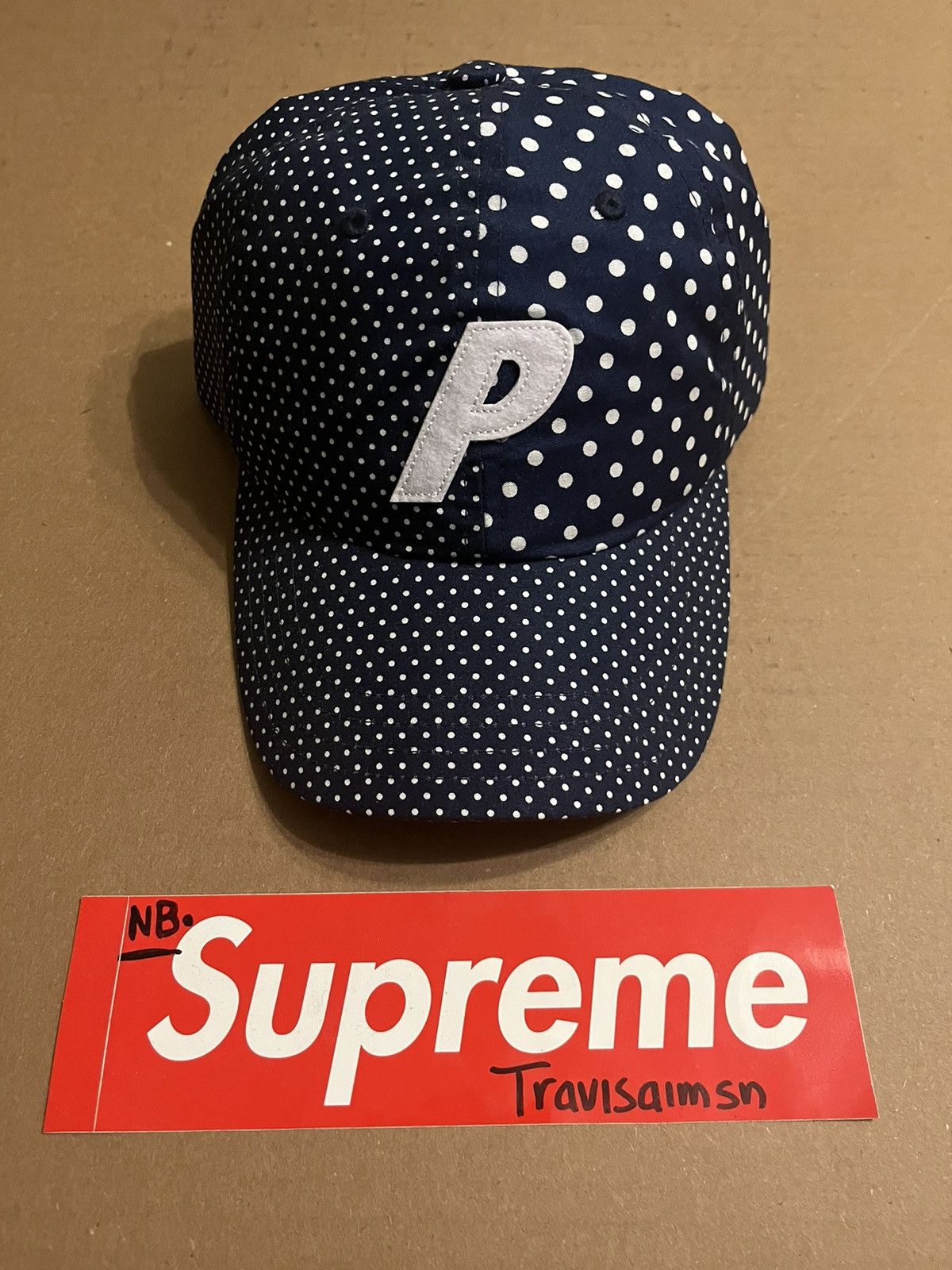 Palace Palace Navy P 6-Panel Micro Dot Cap Size ONE SIZE - 1 Thumbnail