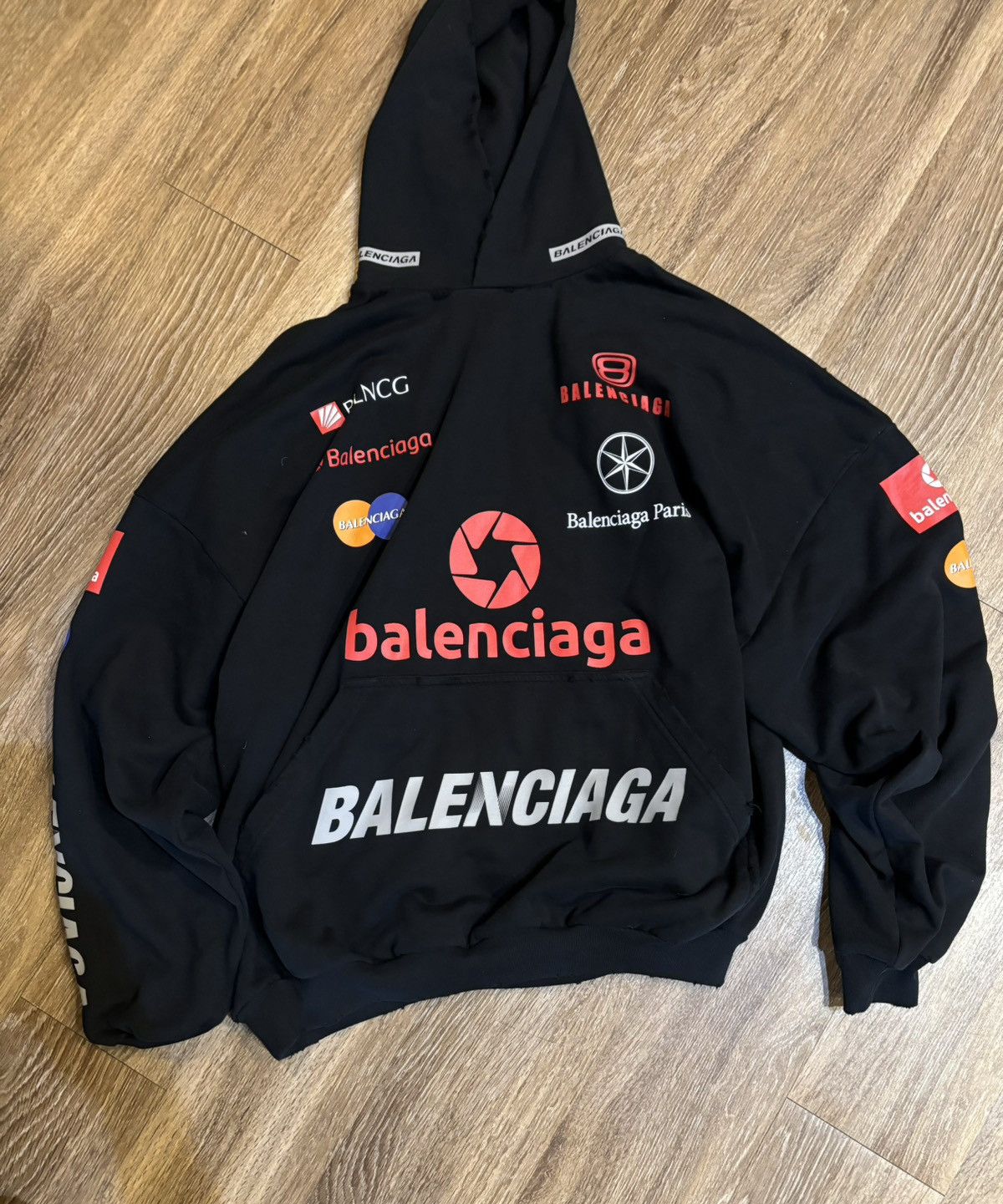 Balenciaga Balenciaga Top League Hoodie Size US M / EU 48-50 / 2 - 1 Thumbnail