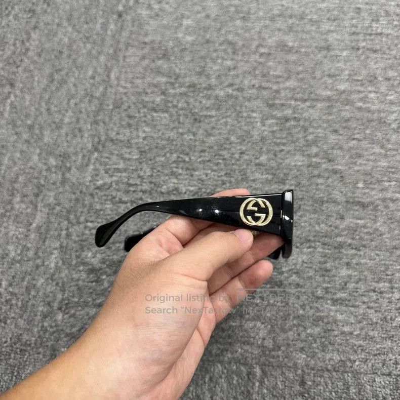 Gucci Gucci Black Sunglasses with Case. Size ONE SIZE - 7 Thumbnail