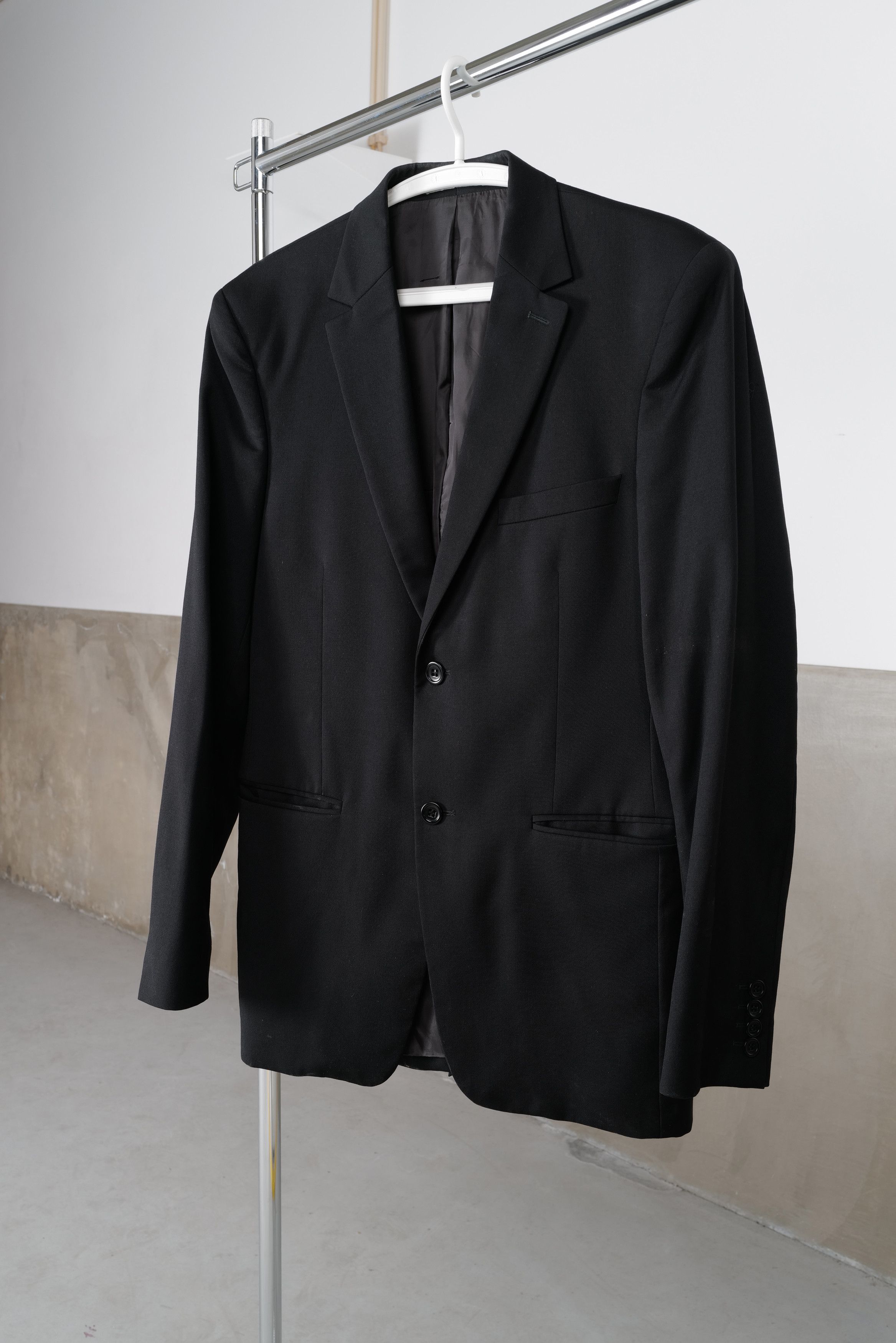Arrow Arrow black pure wool suit Size 48R - 3 Thumbnail