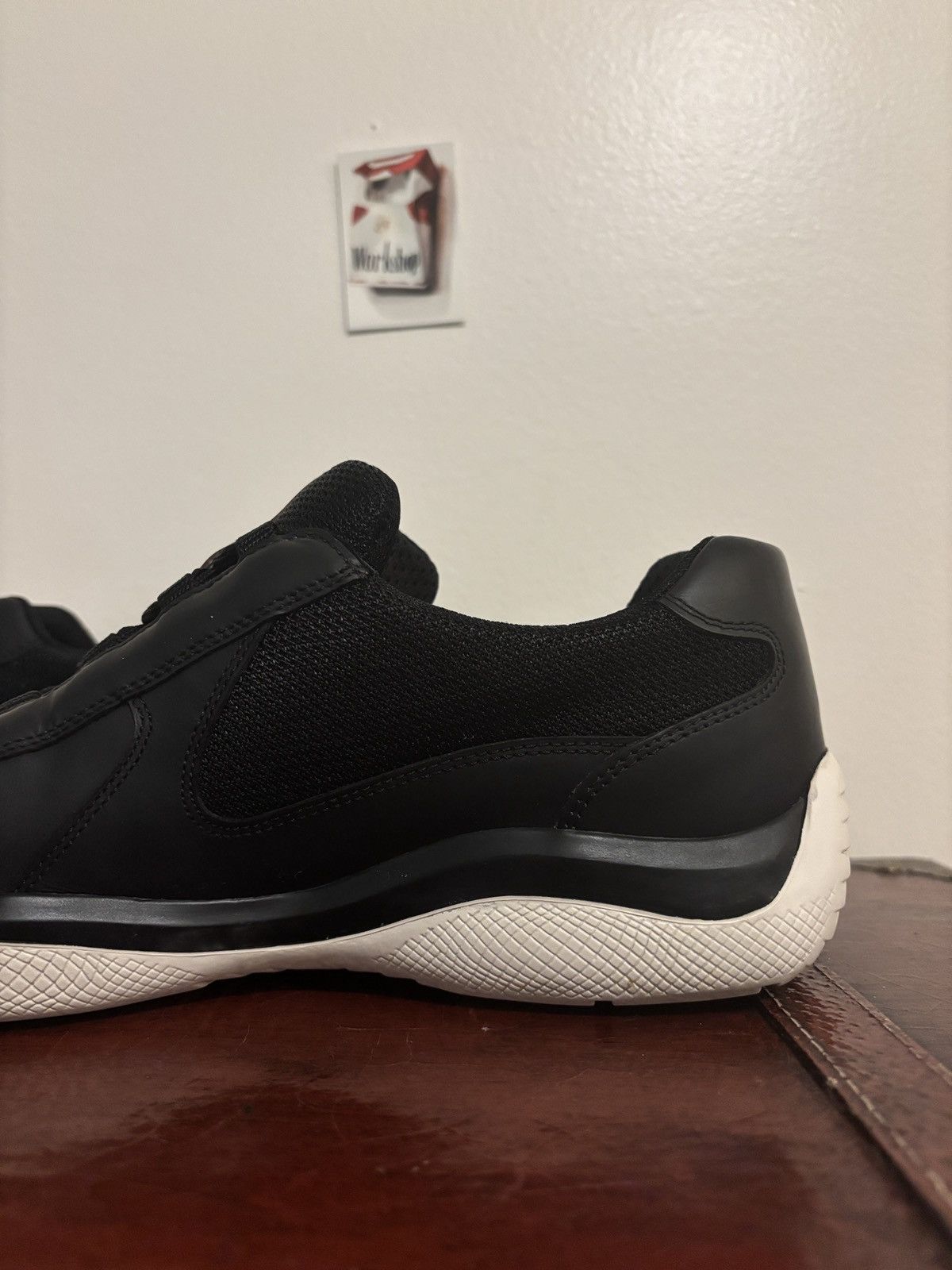 Prada Prada Black and White Americas Cups Size US 8.5 / EU 41-42 - 16 Thumbnail
