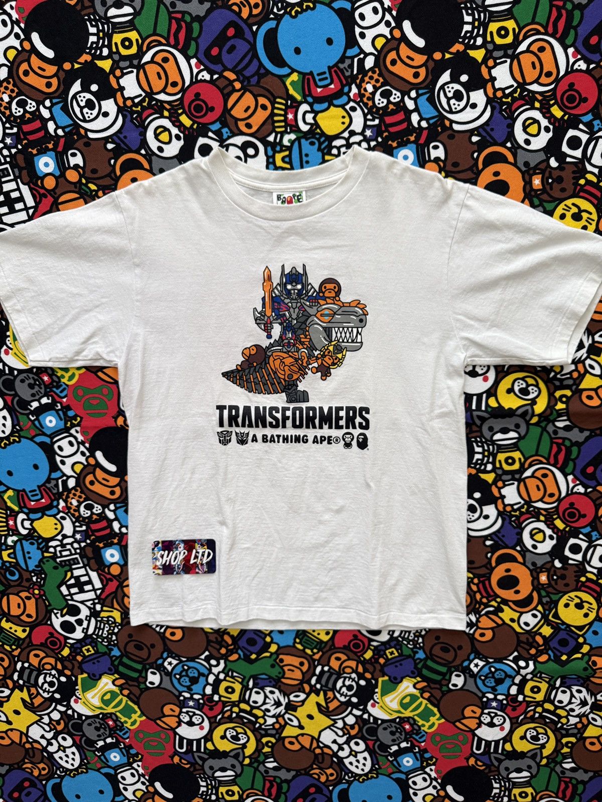 BAPE KIDSAPE トランスフォーマー Tシャツ ④ STUSSYエイプTシャツBAPE KIDS90cm黒A BATHING APE - メルカリ