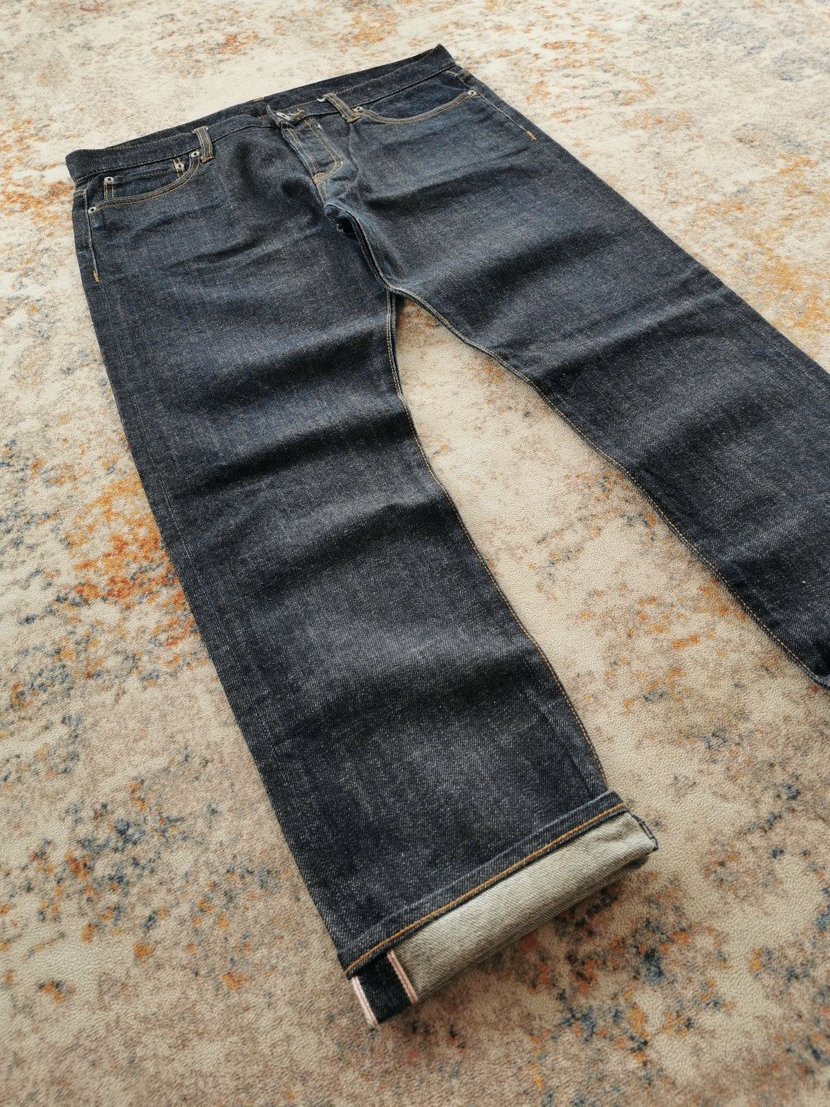Japanese Brand × Jean Stooge Selvedge Denim Jeans Size US 35 - 1 Thumbnail