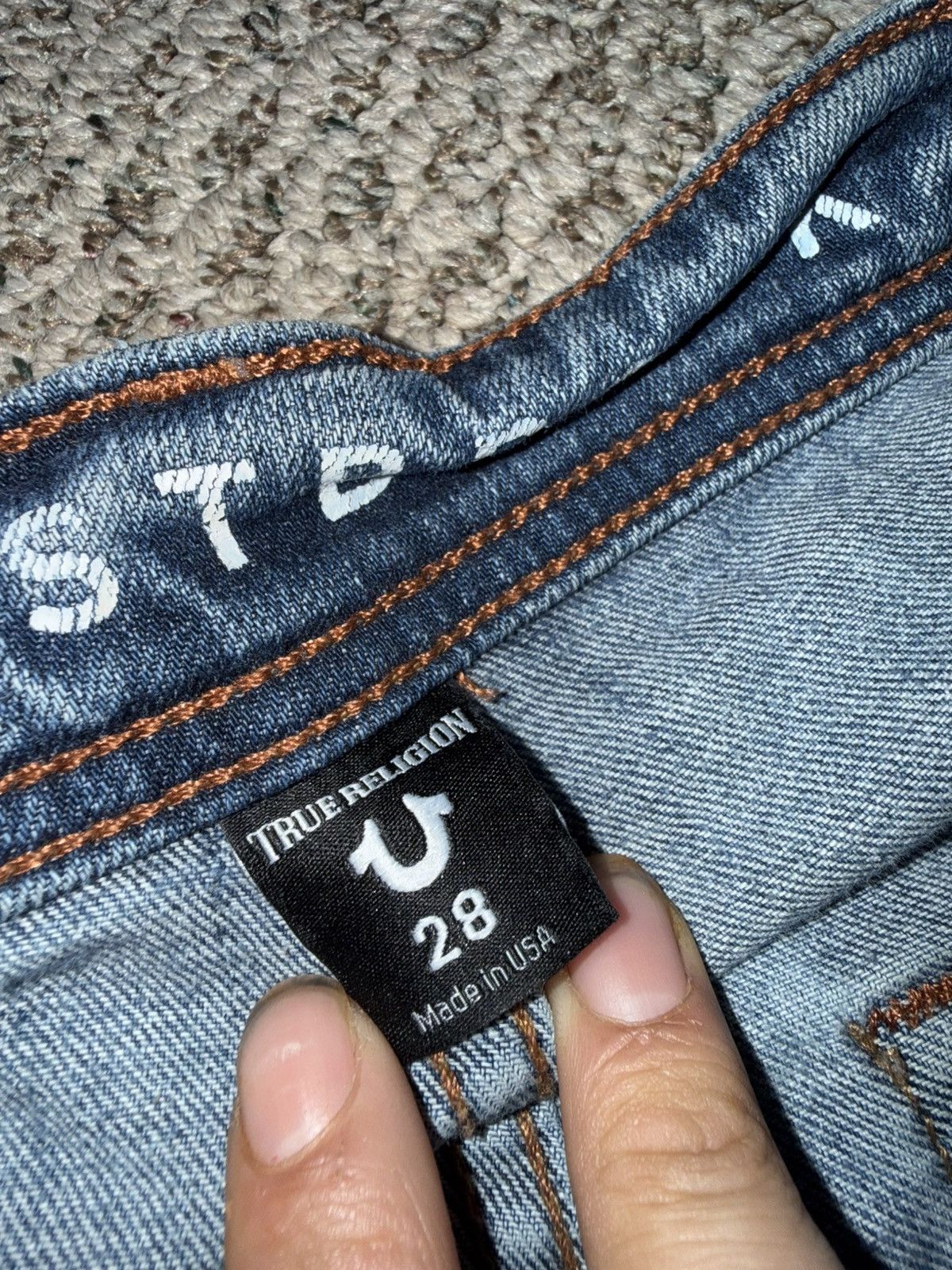 True Religion True Religion x Russell Westbrook Rocco Skinny Jean🔥 Size US 28 / EU 44 - 5 Thumbnail